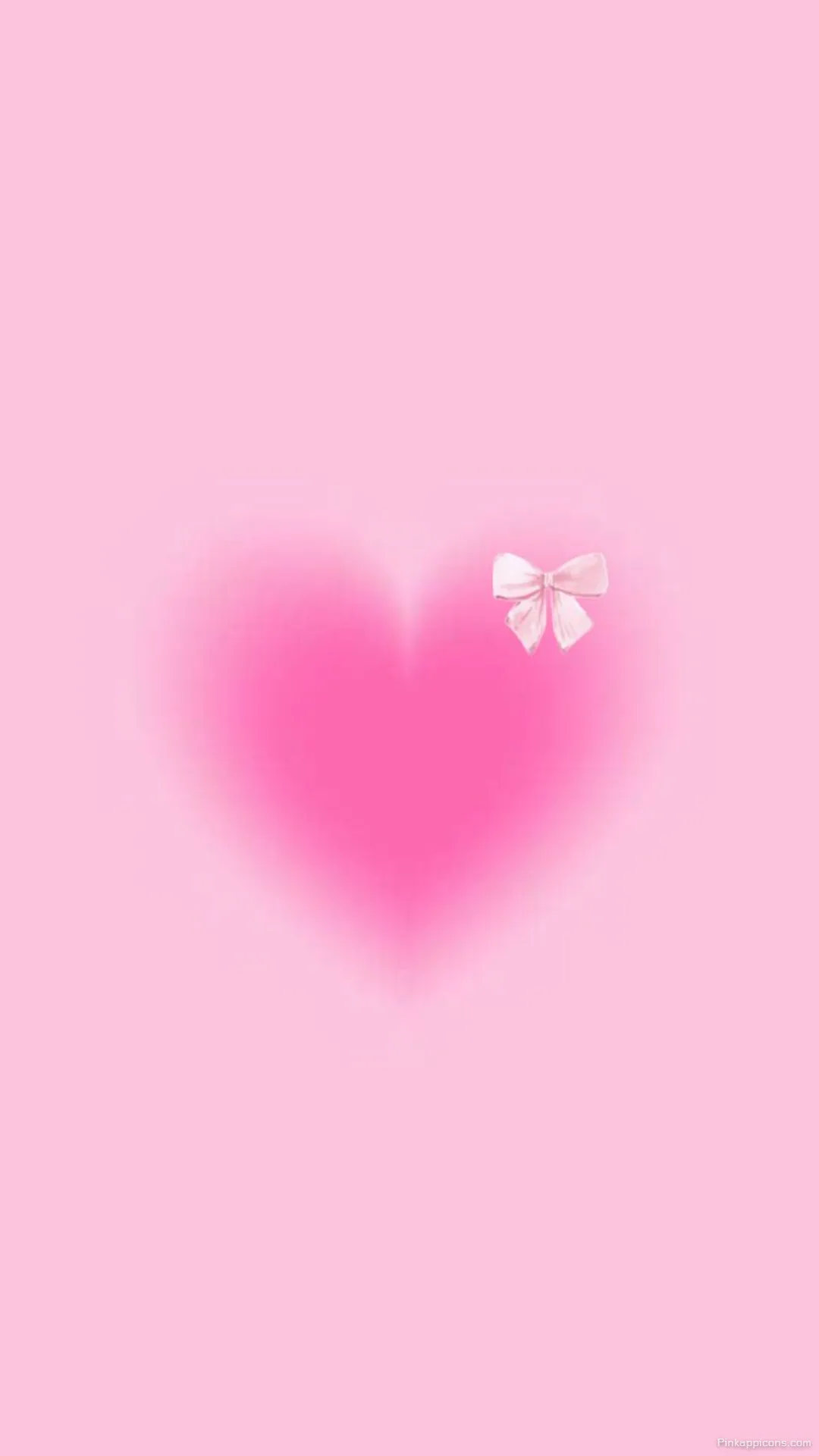 Love Wallpaper Cute Pink Heart with Bow Phone Background Love Wallpaper Cute Pink Heart with Bow Phone Background.