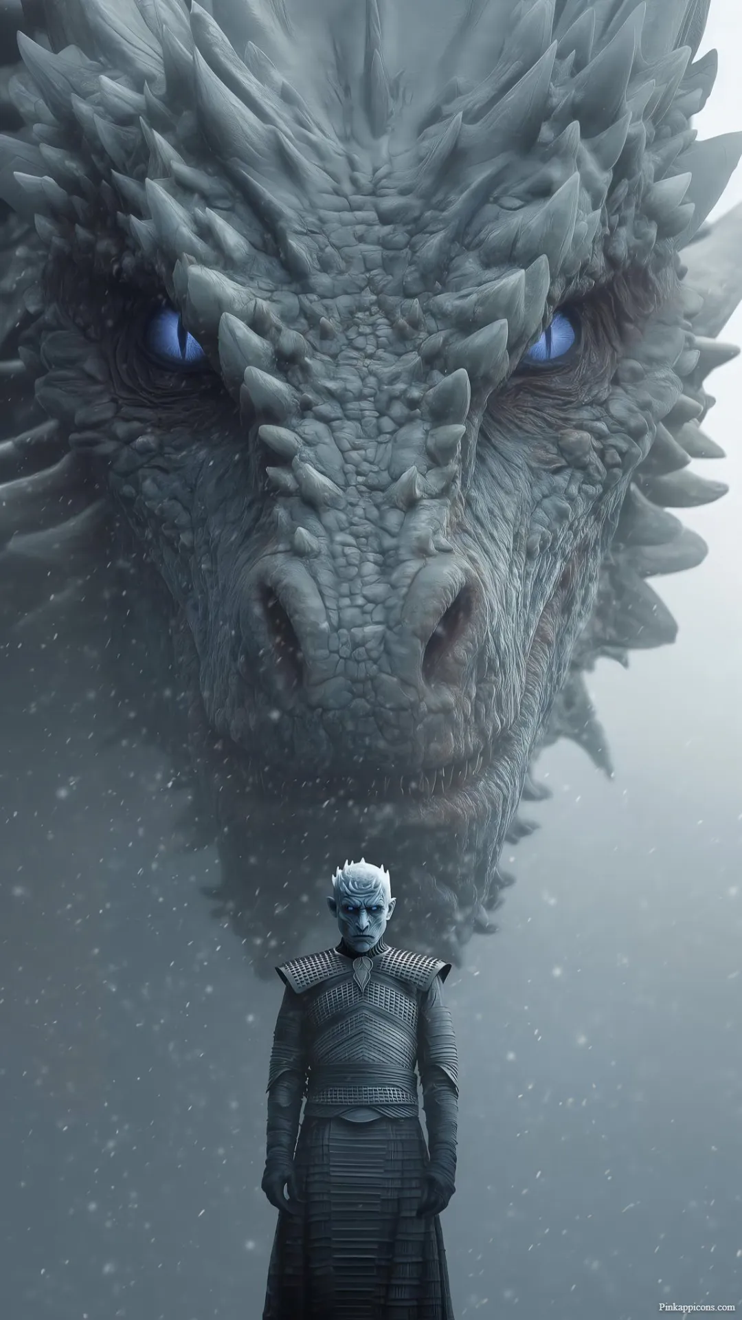 Master of Winter The Night King with his Undead Dragon Game of Thrones Wallpaper Master of Winter The Night King with his Undead Dragon Game of Thrones Wallpaper.