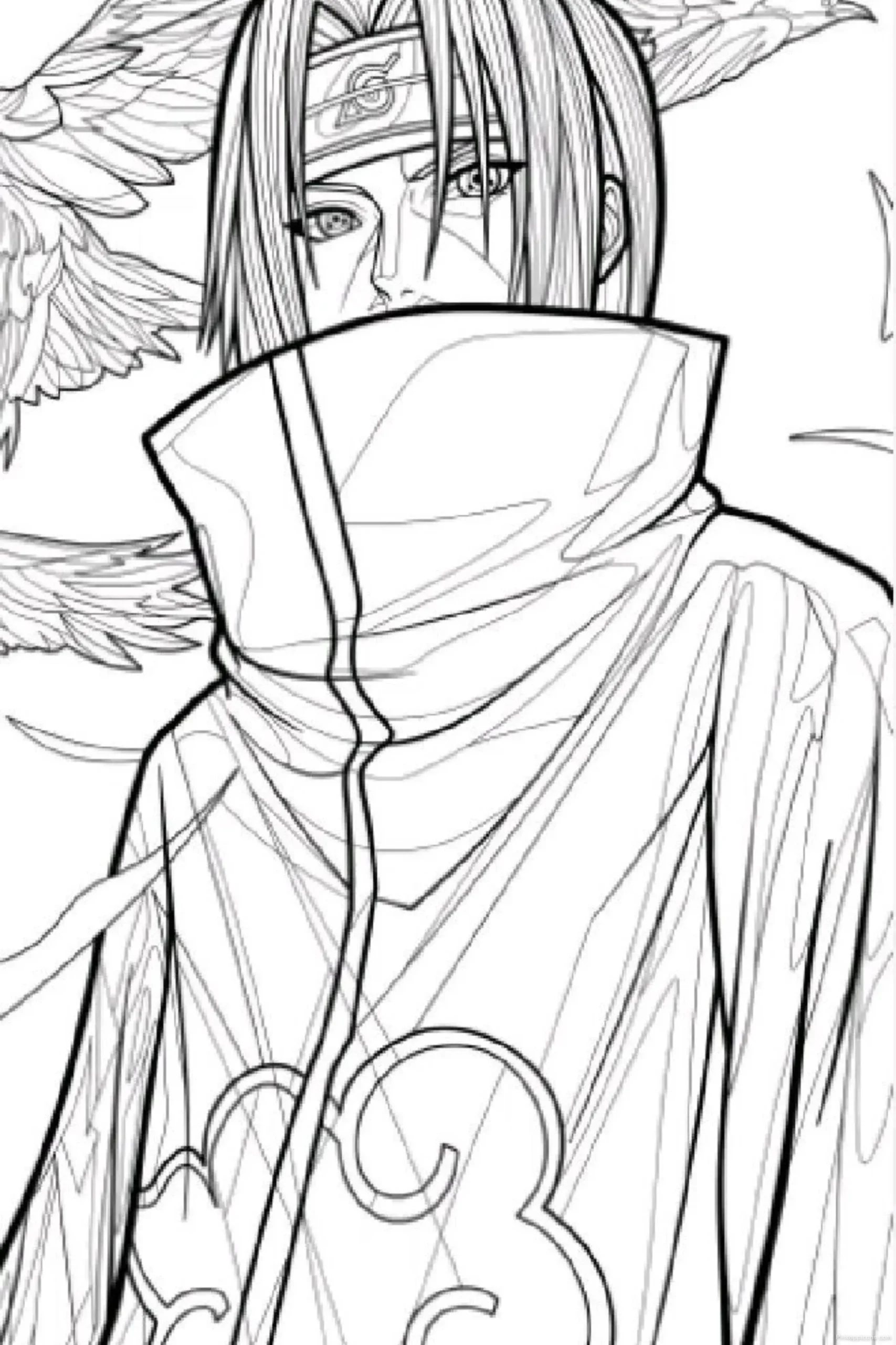 Master the Akatsuki Look A Detailed Itachi Uchiha for Your Next Anime Drawing scaled Master the Akatsuki Look A Detailed Itachi Uchiha for Your Next Anime Drawing.
