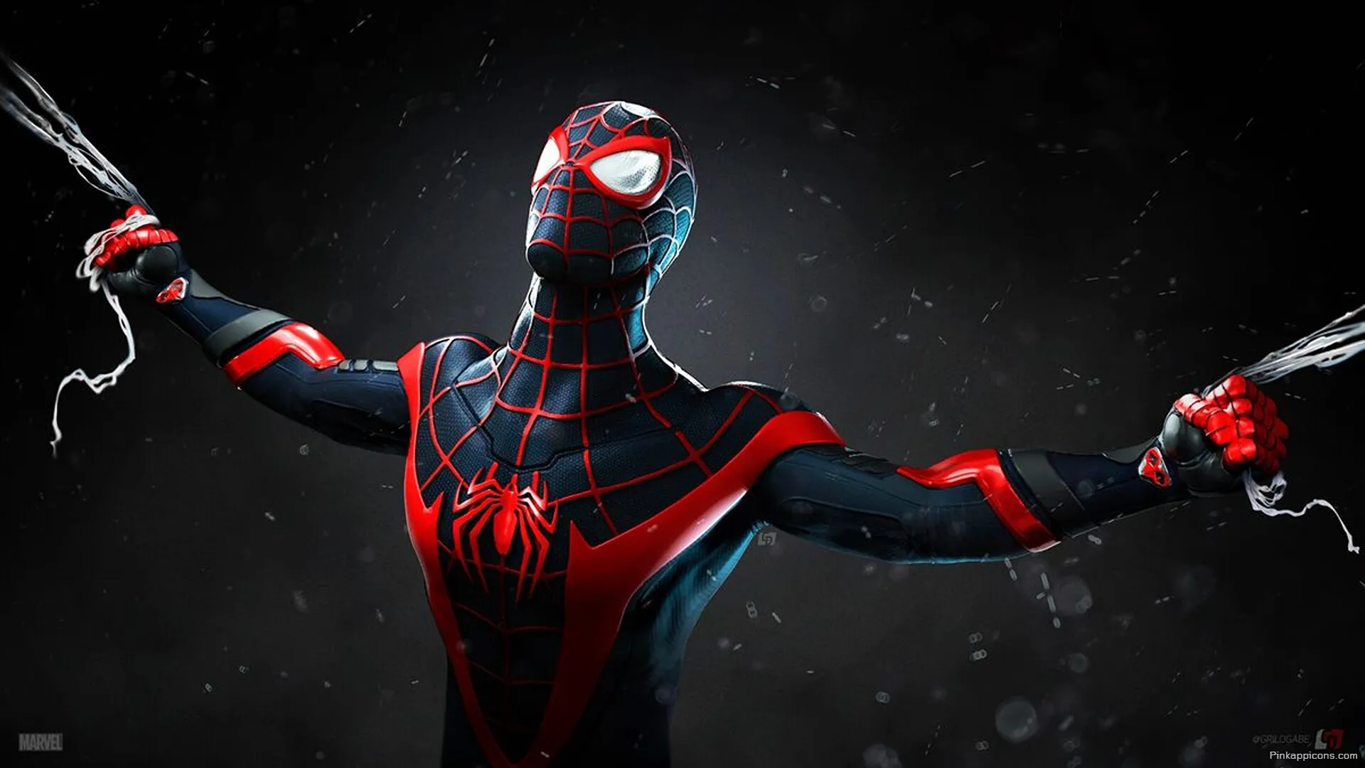 Miles Morales Spider Man 8K Wallpaper for PC Dynamic Black Red Suit Desktop Background Miles Morales Spider-Man 8K Wallpaper for PC Dynamic Black & Red Suit Desktop Background