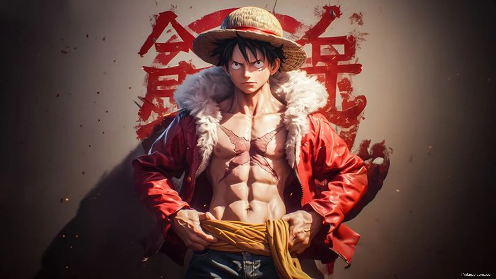 Monkey D. Luffy 8K Wallpaper for PC Epic One Piece Anime Desktop Background with Straw Hat and Scars Monkey D. Luffy 8K Wallpaper for PC Epic One Piece Anime Desktop Background with Straw Hat and Scars