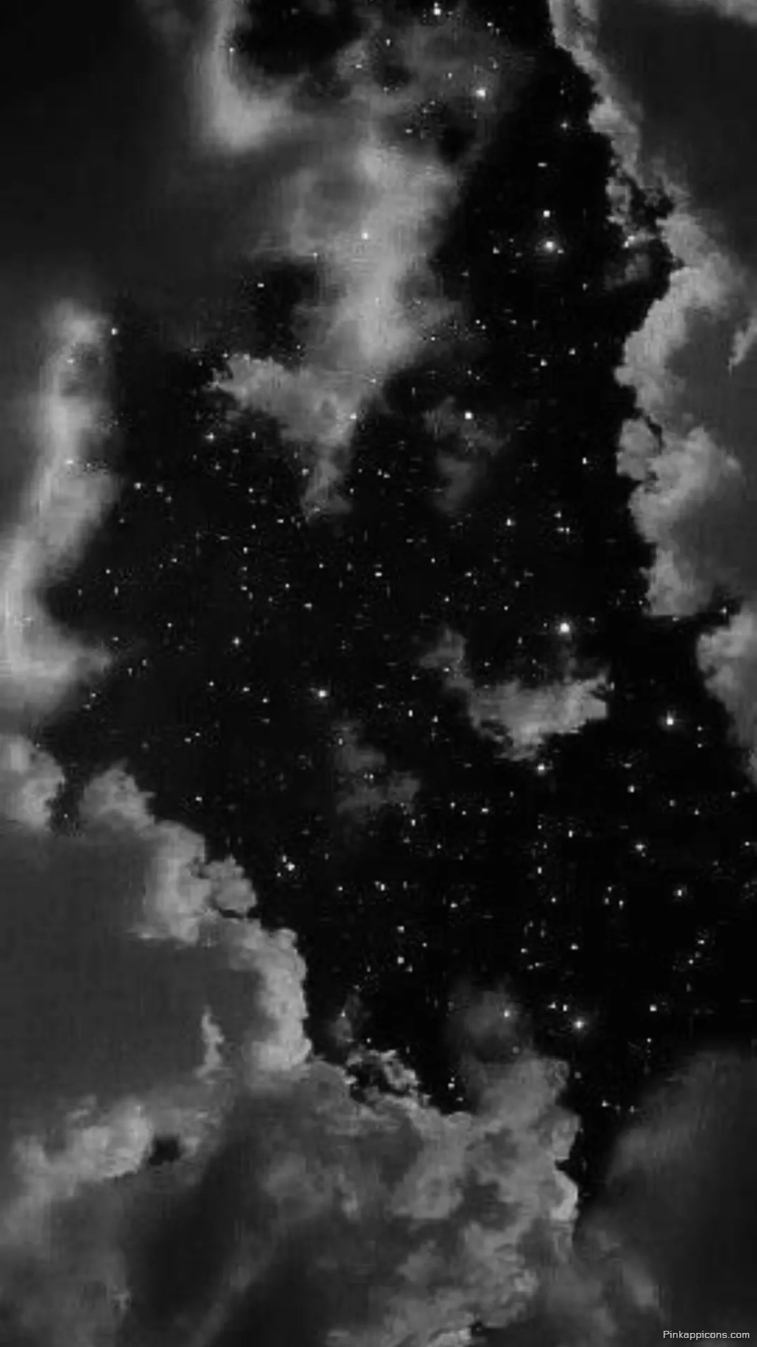 Monochrome Star Wallpaper A Dramatic Break in the Clouds Reveals a Cosmic Night Sky Monochrome Star Wallpaper A Dramatic Break in the Clouds Reveals a Cosmic Night Sky