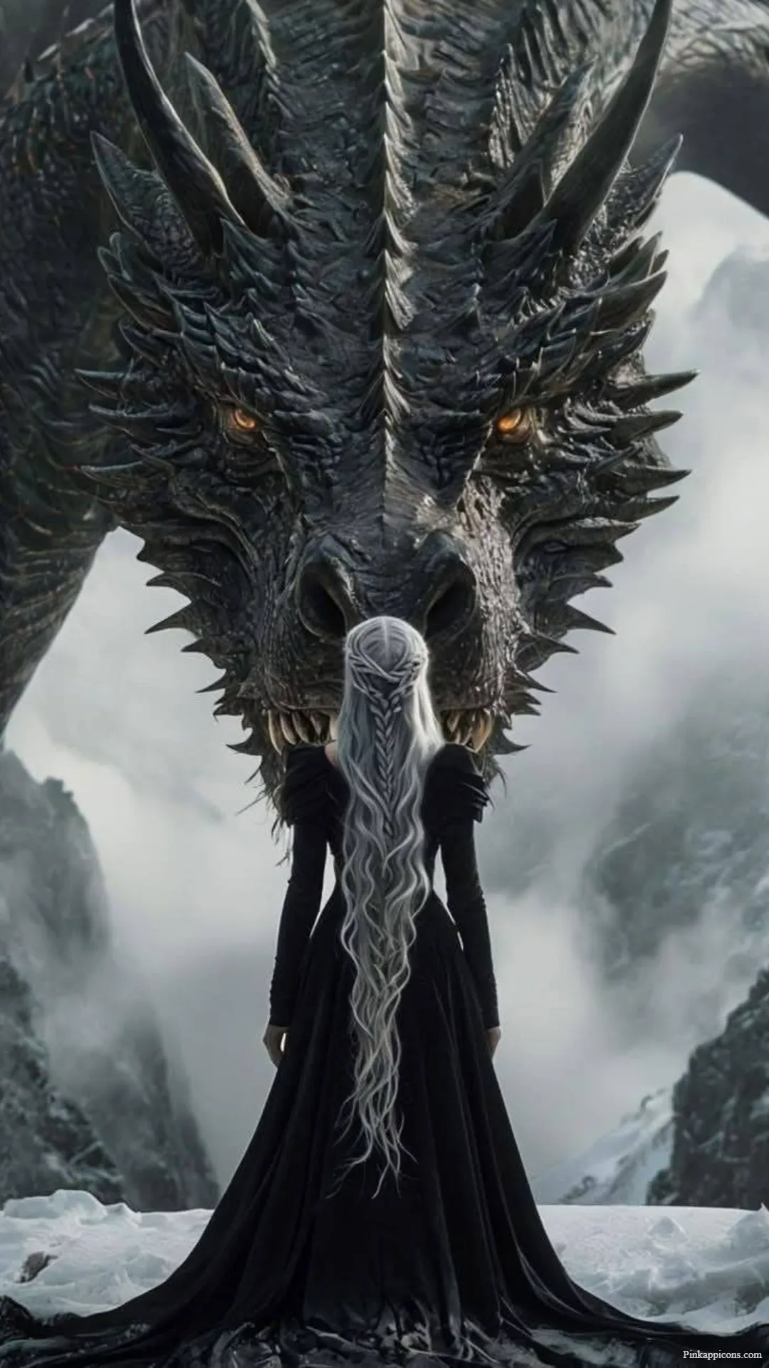 Mother of Dragons in the North Stunning Daenerys Dragon Game of Thrones Wallpaper Mother of Dragons in the North Stunning Daenerys & Dragon Game of Thrones Wallpaper.