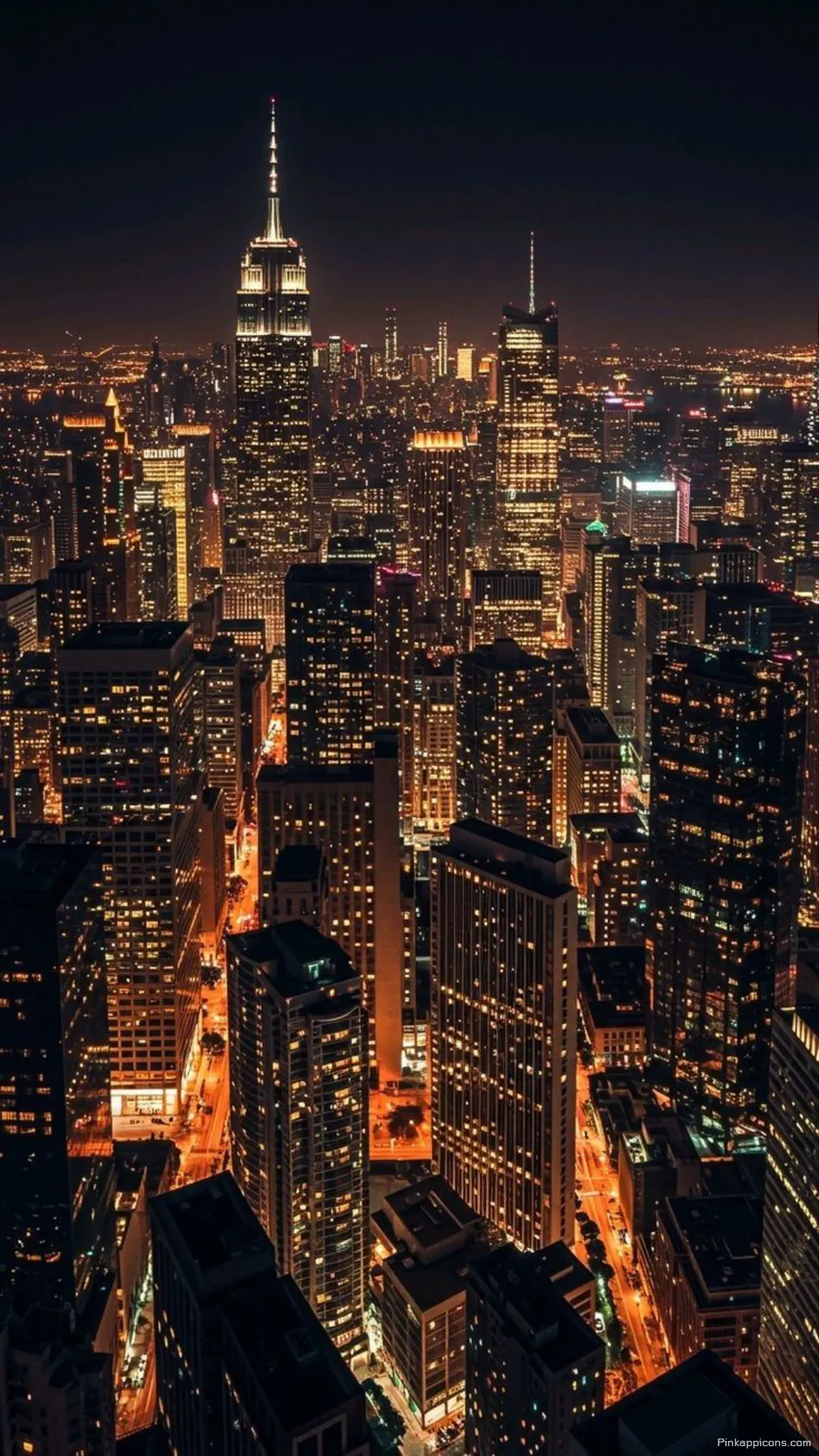 New York Wallpaper HD Stunning NYC Cityscape with the Empire State Building at Night New York Wallpaper HD Stunning NYC Cityscape with the Empire State Building at Night