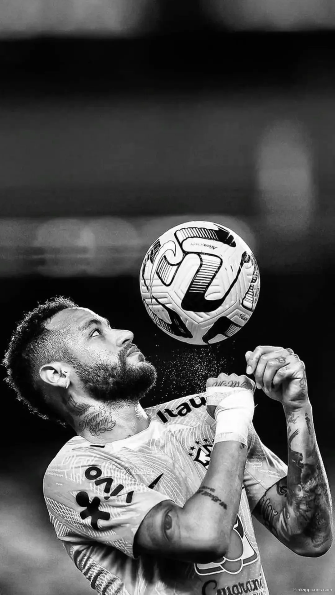Neymar Wallpaper A classic black and white shot of Neymar Jr. training perfect for your phone wallpaper Neymar Wallpaper A classic black-and-white shot of Neymar Jr. training, perfect for your phone wallpaper.