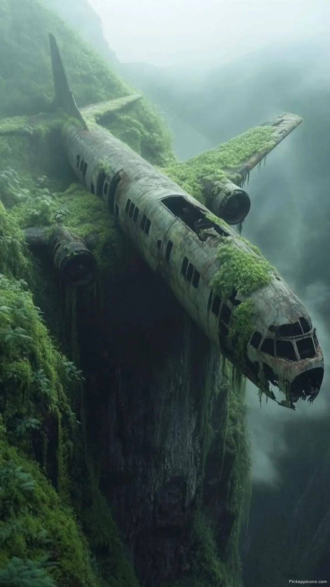Overgrown Plane Nature Wallpaper for Phone An Abandoned Jet in the Jungle Overgrown Plane Nature Wallpaper for Phone An Abandoned Jet in the Jungle