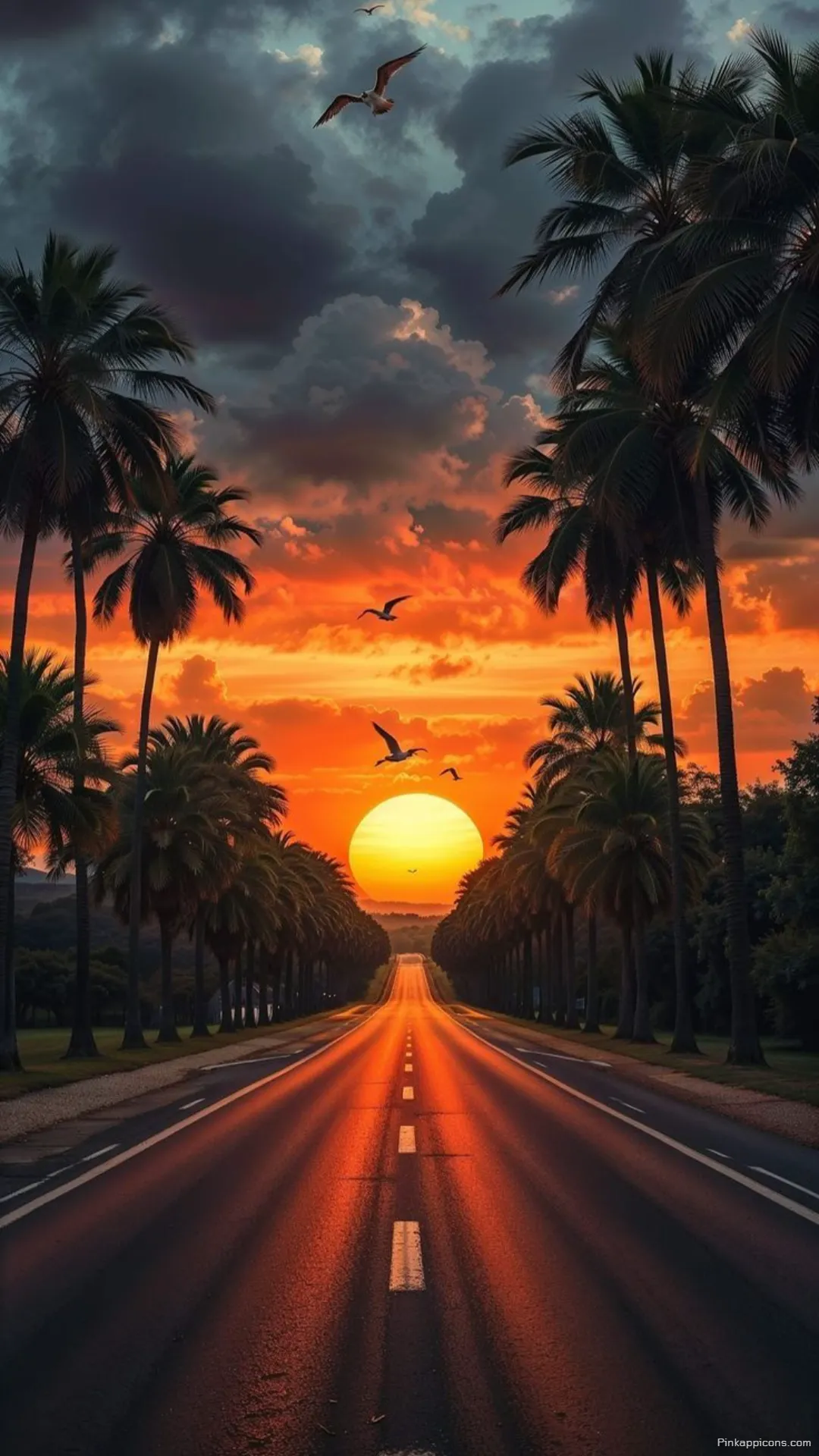 Palm Trees Sunset Wallpaper for Phones Palm Trees Sunset Wallpaper for Phones