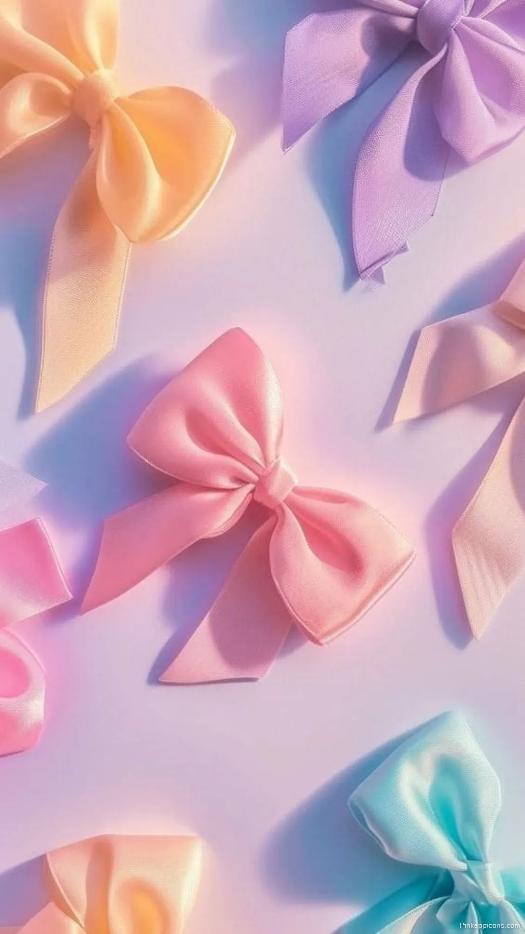 Pastel Bow Wallpaper Cute Satin Ribbons Phone Background Pastel Bow Wallpaper Cute Satin Ribbons Phone Background