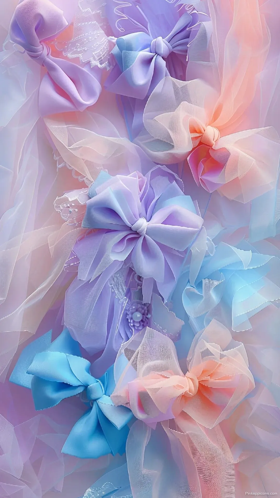 Pastel Bows Wallpaper Soft Aesthetic Ribbons Phone Background Pastel Bows Wallpaper Soft Aesthetic Ribbons Phone Background