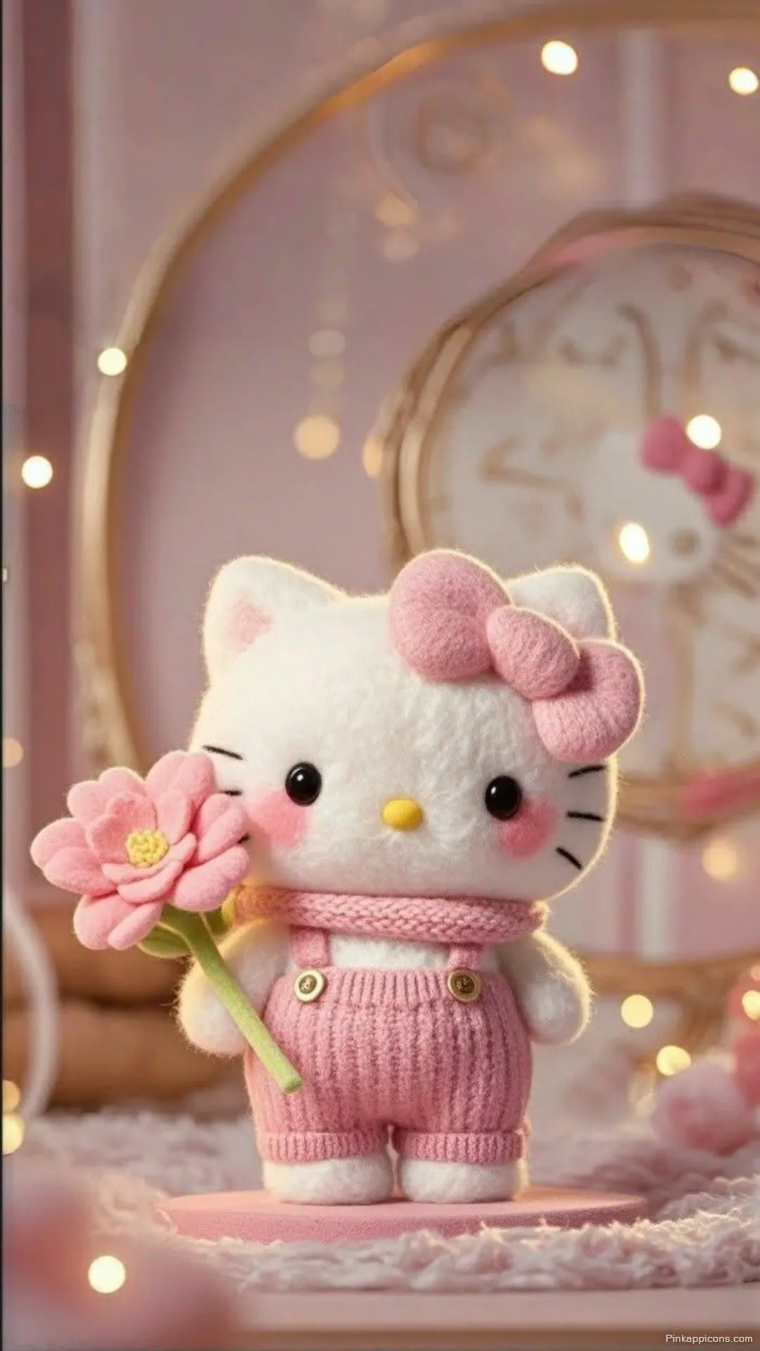 Plush Adorable Hello Kitty Wallpaper Aesthetic in Pink Knits Plush & Adorable Hello Kitty Wallpaper Aesthetic in Pink Knits
