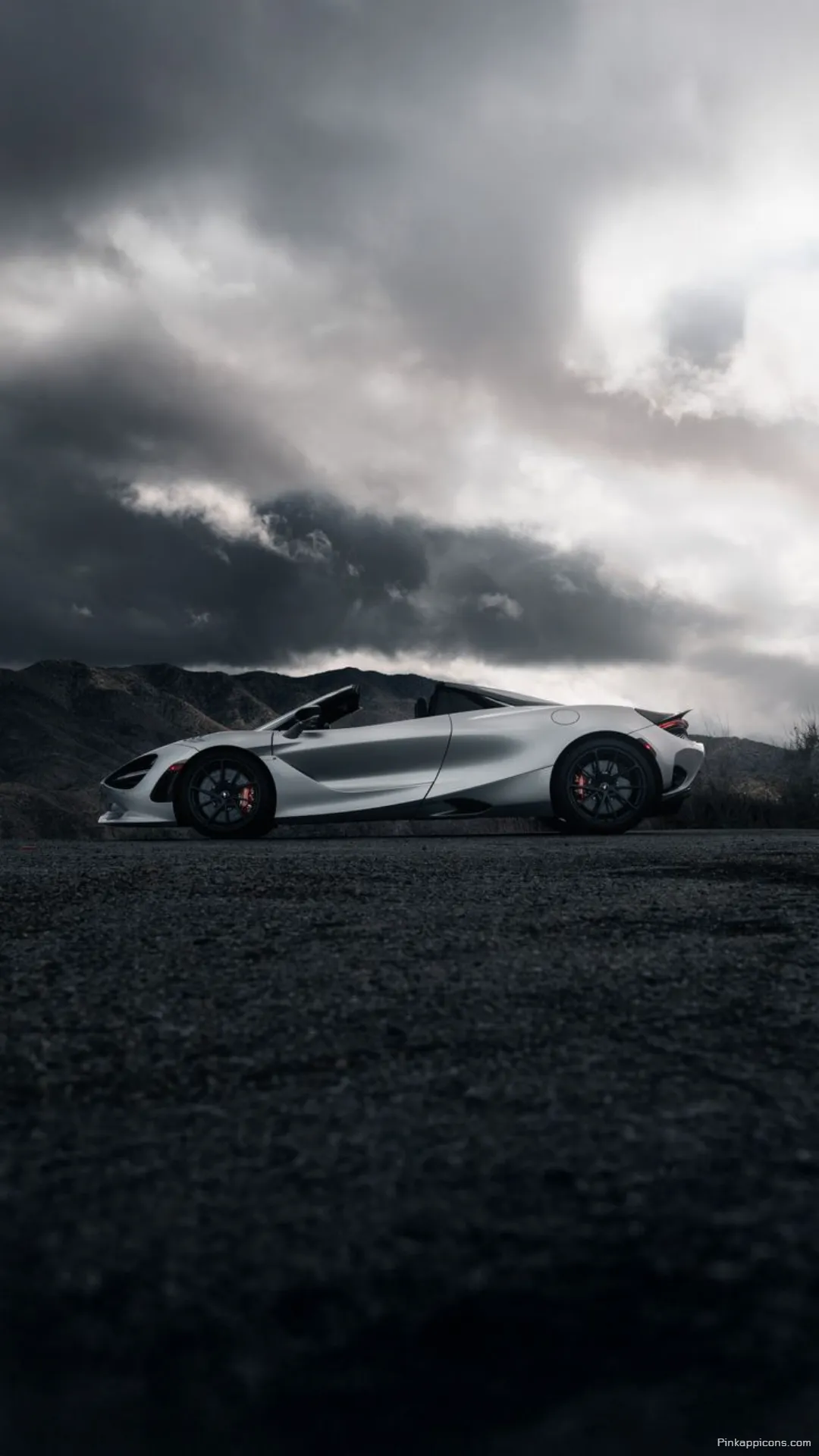 Powerful McLaren Wallpaper with Stormy Sky White Sports Car Adventure Theme for Mobile Powerful McLaren Wallpaper with Stormy Sky – White Sports Car Adventure Theme for Mobile