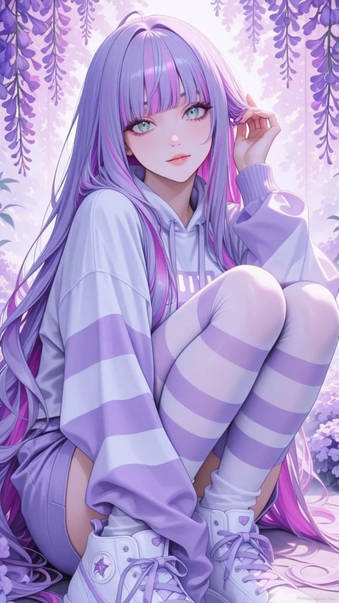Purple Aesthetic Miku Wallpaper Enchanting Anime Phone Background Purple Aesthetic Miku Wallpaper Enchanting Anime Phone Background