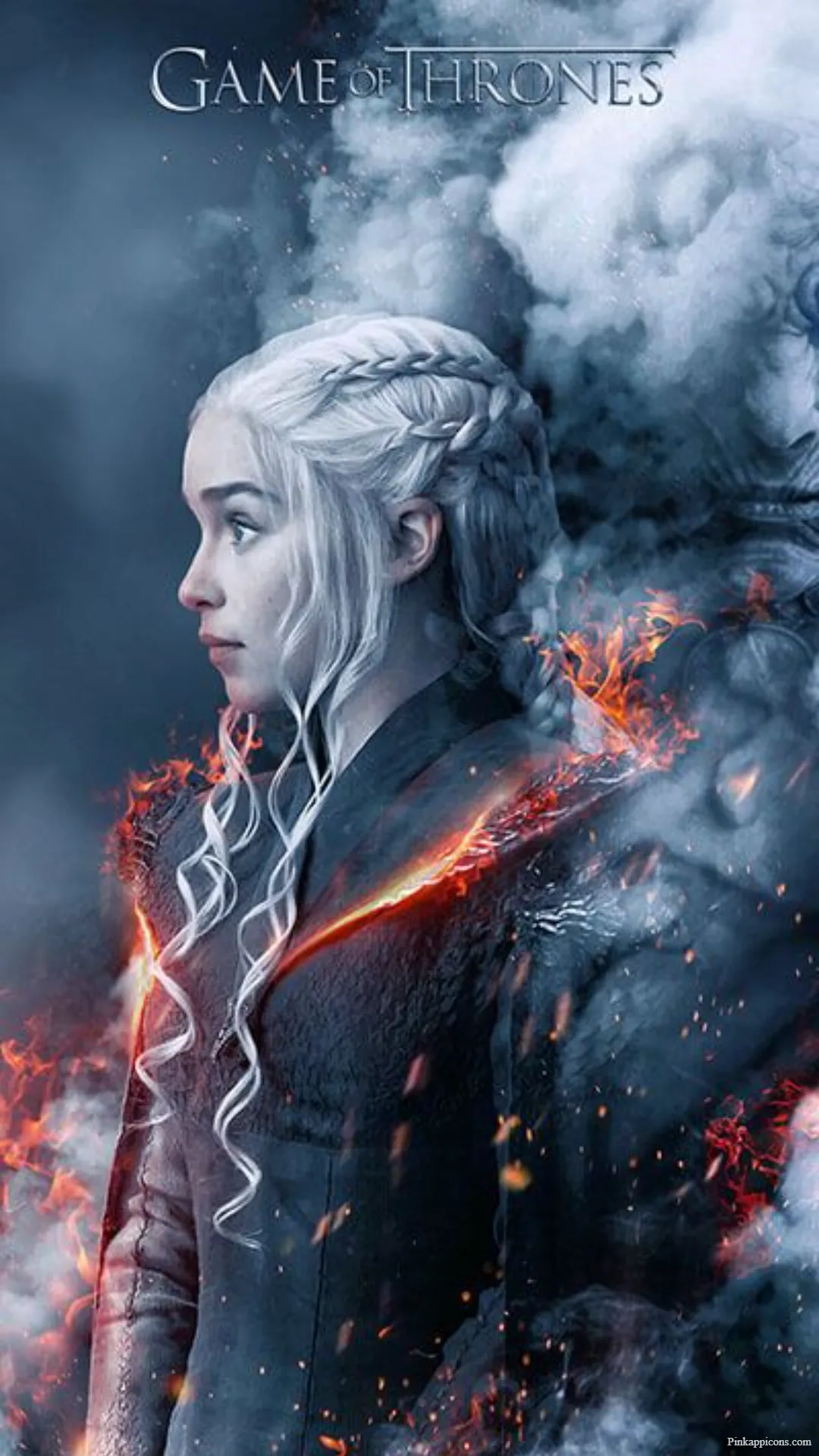 Queen of Ashes Daenerys Targaryen in Smoke and Fire Game of Thrones Wallpaper Queen of Ashes Daenerys Targaryen in Smoke and Fire Game of Thrones Wallpaper.