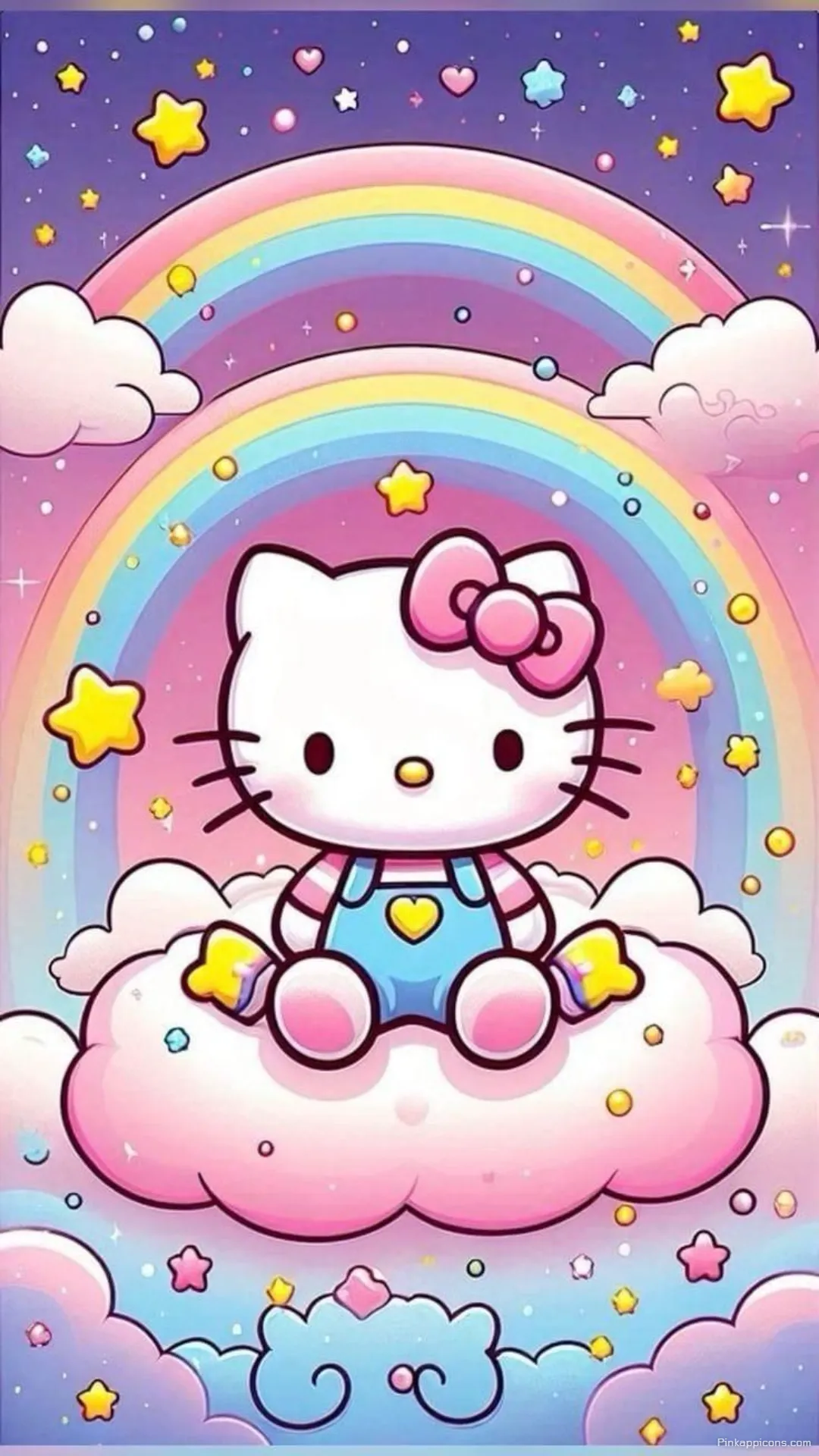 Rainbow Dreams Hello Kitty Wallpaper Aesthetic for Phone Rainbow Dreams Hello Kitty Wallpaper Aesthetic for Phone