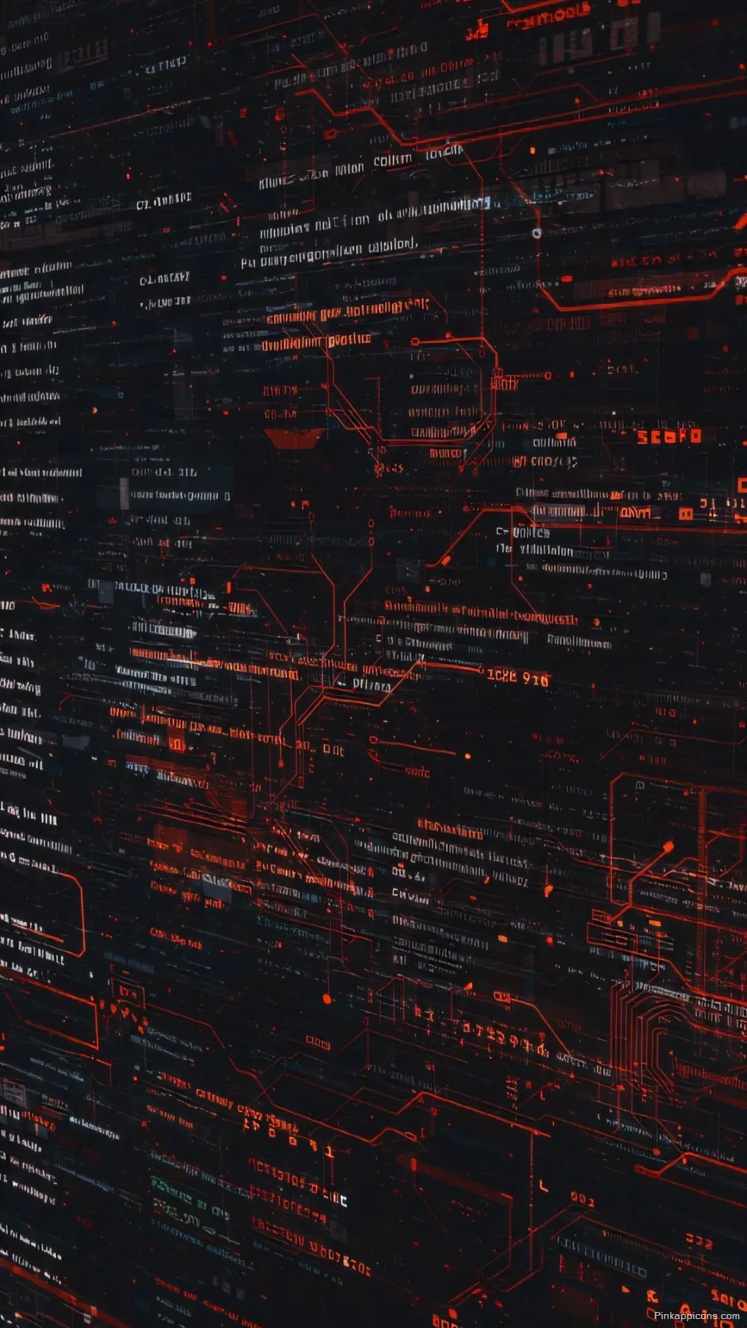 Red Circuit Board Hacker Wallpaper Data Flow Cyberpunk Aesthetic Phone Background Red Circuit Board Hacker Wallpaper – Data Flow & Cyberpunk Aesthetic Phone Background.