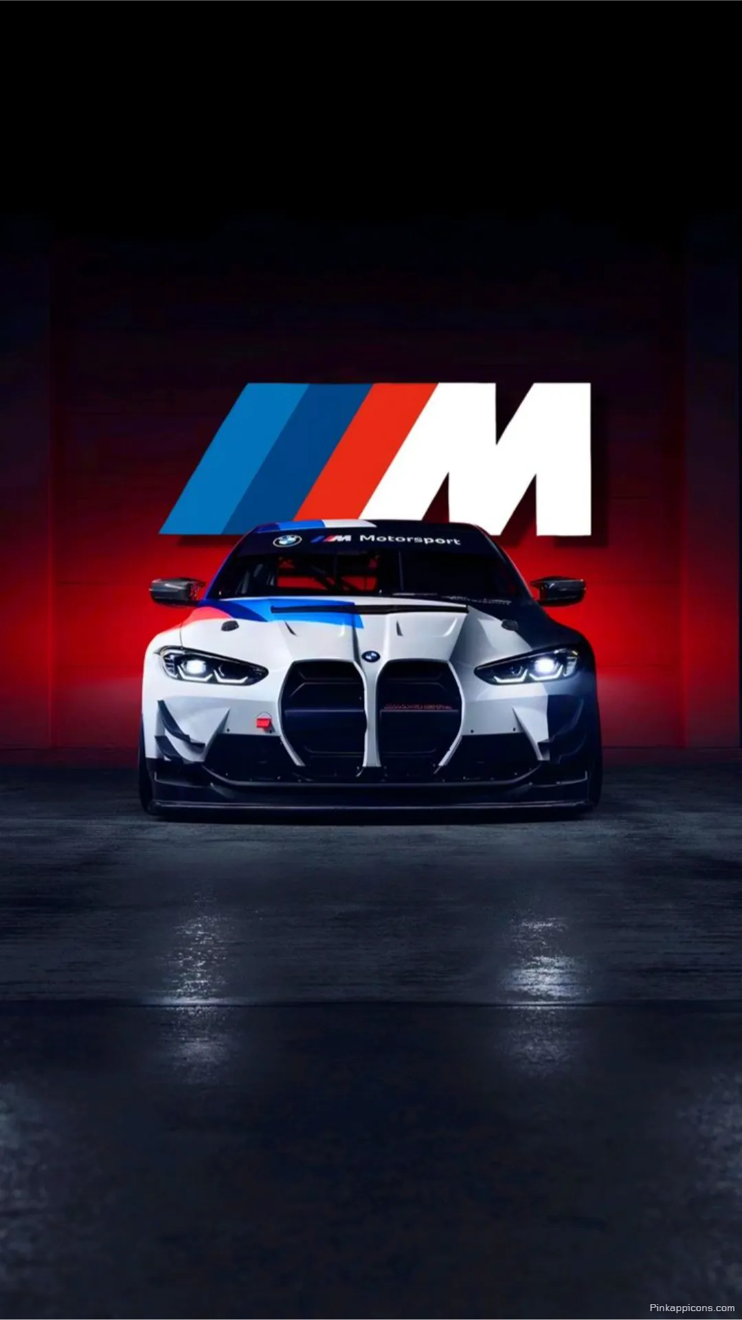 Red and Blue BMW Wallpaper with a High Performance M Car Red and Blue BMW Wallpaper with a High-Performance M Car