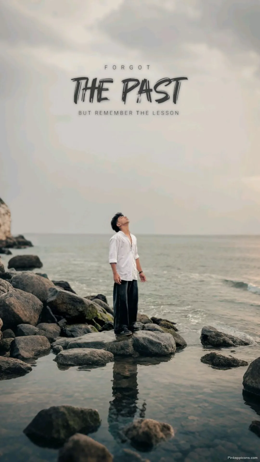 Remember the Lesson Quote on Rocky Shore Thoughtful Beach Story Ideas for Instagram Remember the Lesson Quote on Rocky Shore Thoughtful Beach Story Ideas for Instagram.