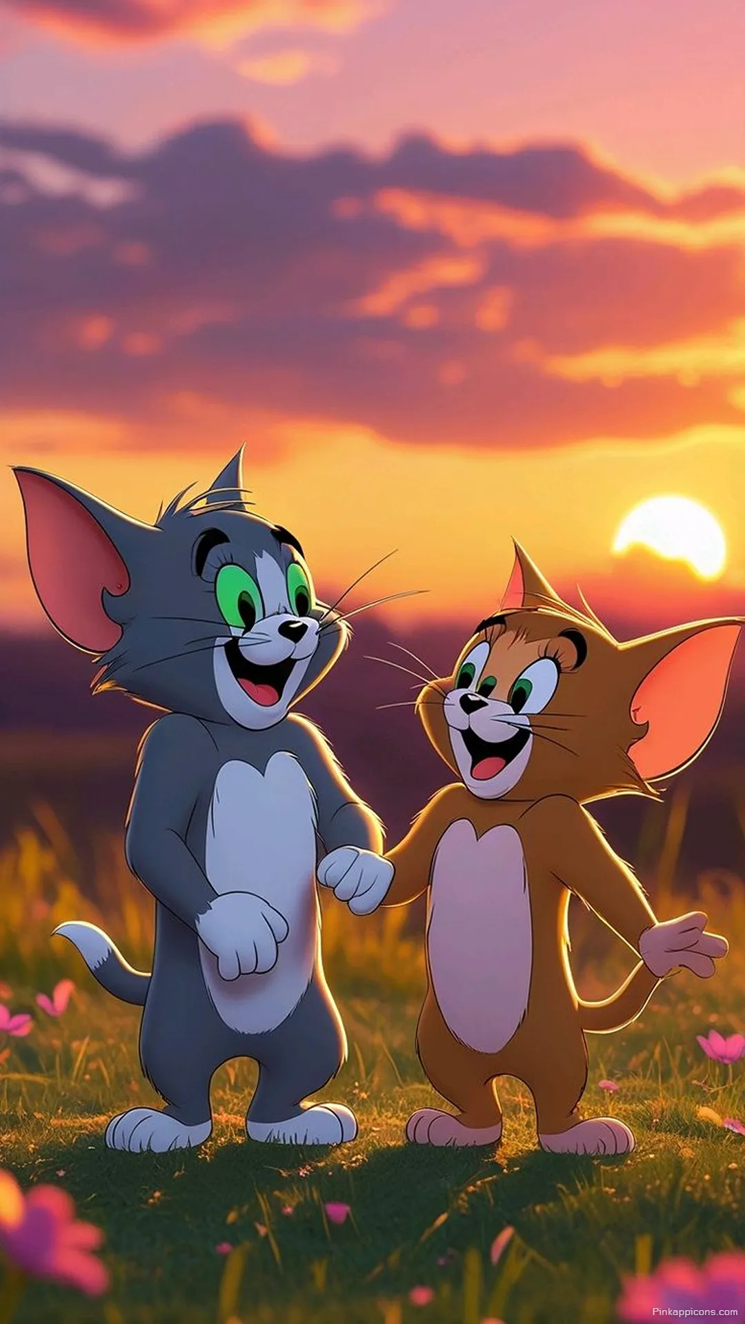 Romantic Tom and Jerry HD Wallpaper Golden Hour Phone Wallpaper Art Romantic Tom and Jerry HD Wallpaper Golden Hour Phone Wallpaper Art