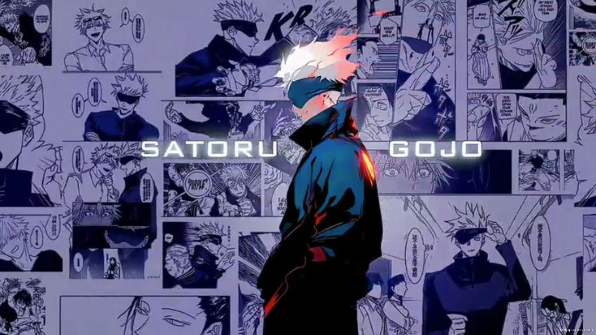SATORU GOJO Anime Wallpaper for Laptop Iconic Character in Comic Book Style for Mobile Display SATORU GOJO Anime Wallpaper for Laptop – Iconic Character in Comic Book Style for Mobile Display