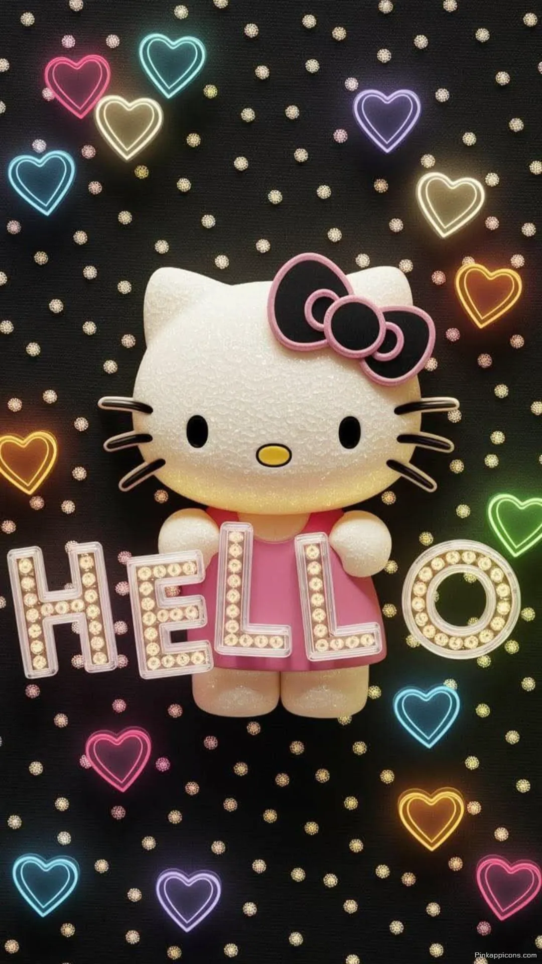 Say HELLO with this Cute Hello Kitty Wallpaper Aesthetic Say HELLO with this Cute Hello Kitty Wallpaper Aesthetic