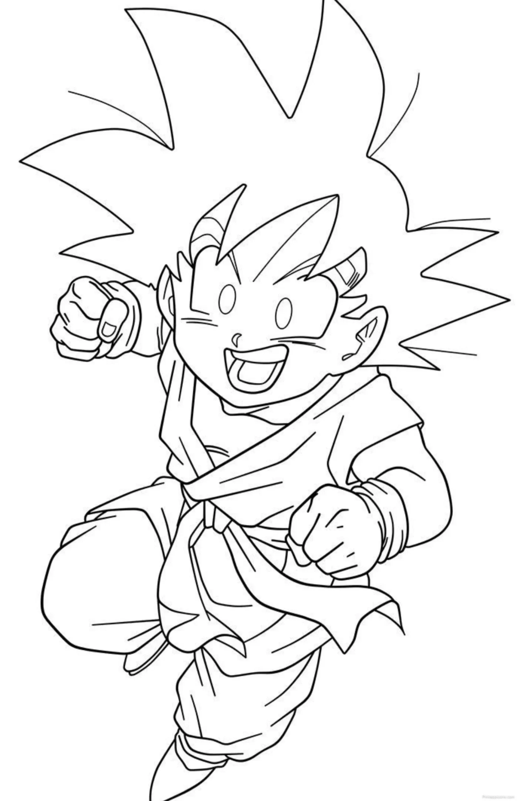Simple Goku Drawing Ideas for Children scaled Simple Goku Drawing Ideas for Children