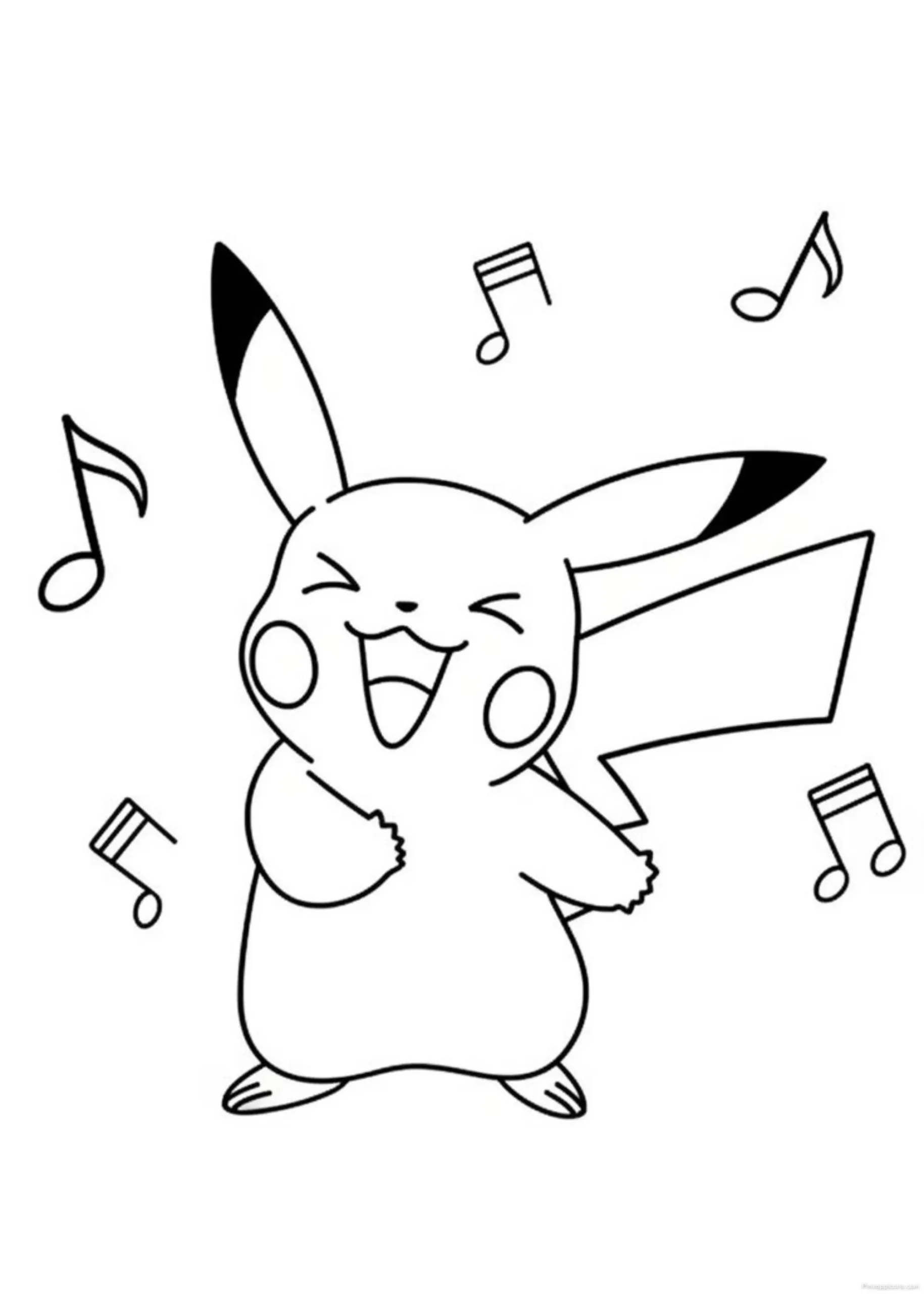 Simple Pikachu Drawing Ideas with Musical Symbols scaled Simple Pikachu Drawing Ideas with Musical Symbols