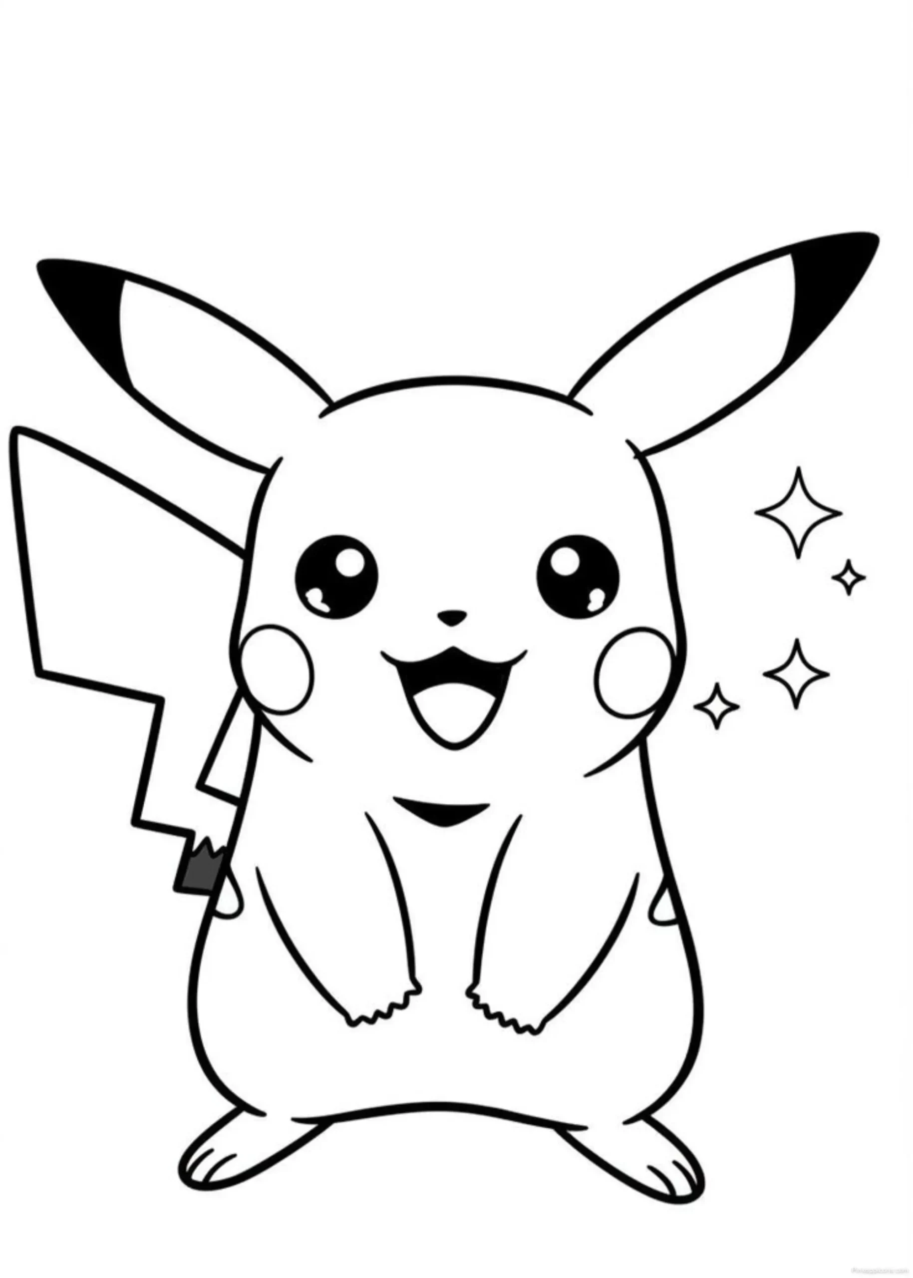 Simple Pikachu Drawing Ideas with Sparkles scaled Simple Pikachu Drawing Ideas with Sparkles