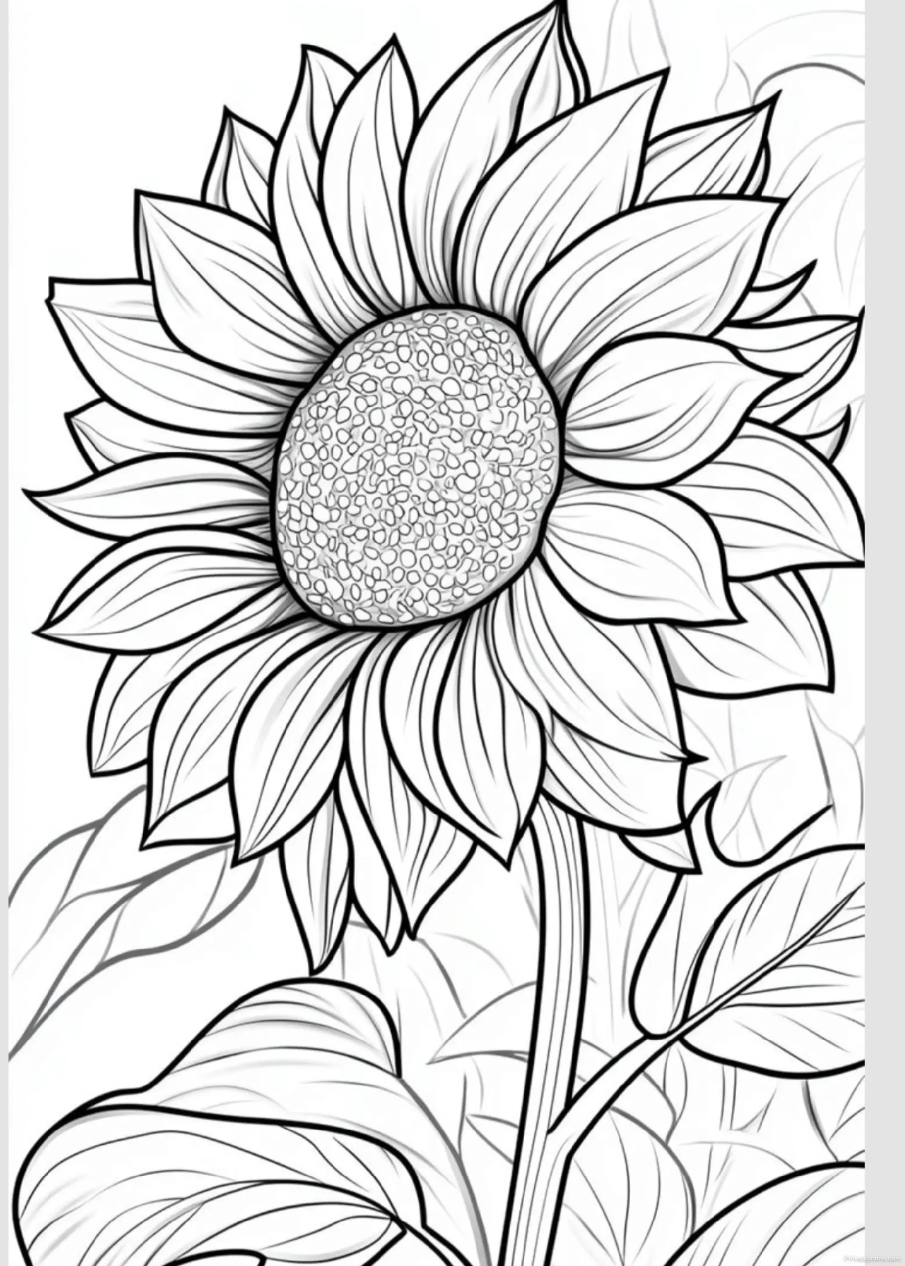 Simple Sunflower Drawing Ideas for Beginners scaled Simple Sunflower Drawing Ideas for Beginners