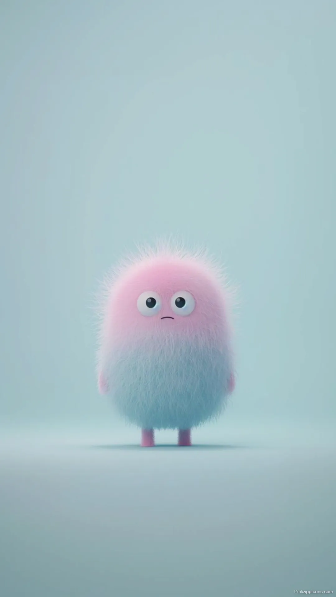 Simple Wallpaper HD Adorable Furball Character with Big Eyes Phone Wallpaper Simple Wallpaper HD Adorable Furball Character with Big Eyes Phone Wallpaper