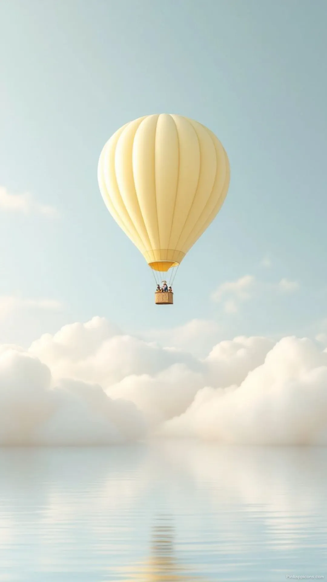 Simple Wallpaper HD Stunning Hot Air Balloon Over a Peaceful Lake Phone Wallpaper Simple Wallpaper HD Stunning Hot Air Balloon Over a Peaceful Lake Phone Wallpaper