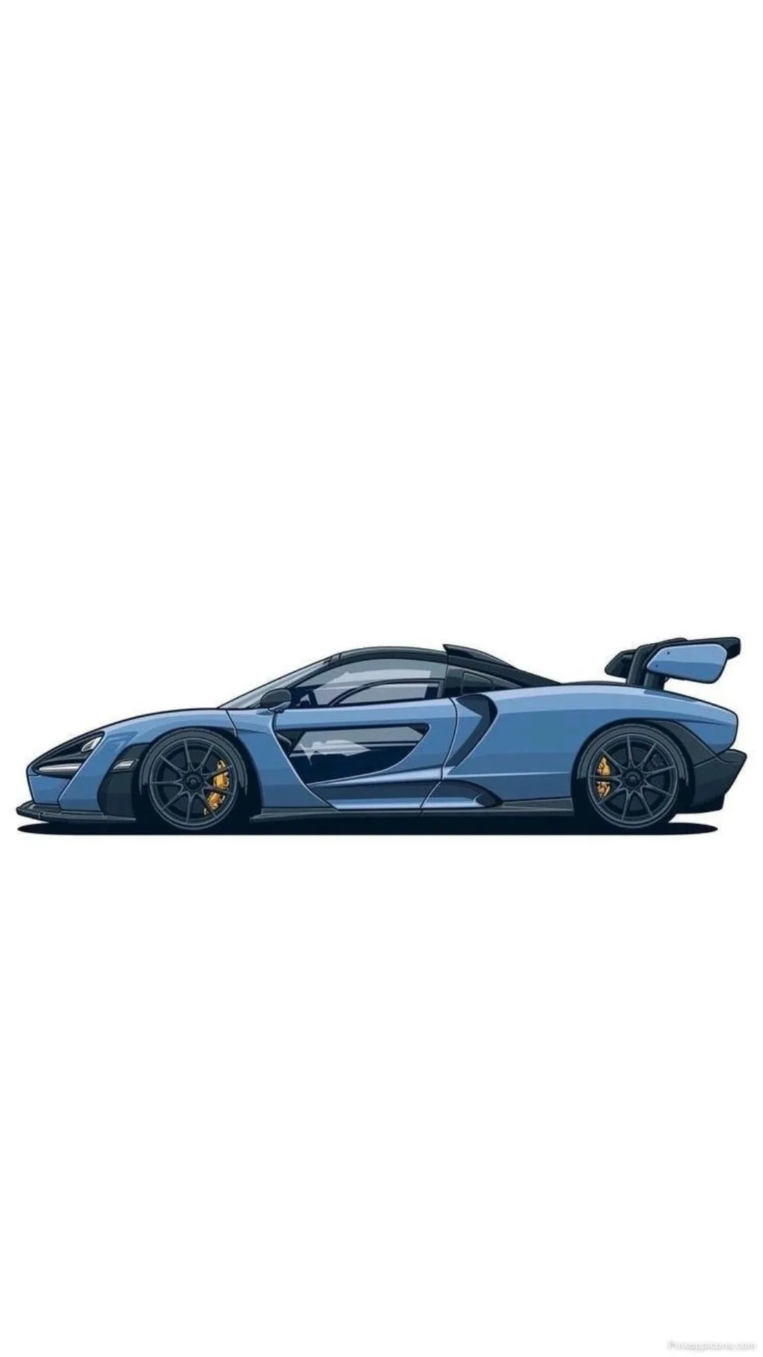 Sleek Blue McLaren Wallpaper Minimalist Sports Car Design for a Clean Phone Background Sleek Blue McLaren Wallpaper – Minimalist Sports Car Design for a Clean Phone Background
