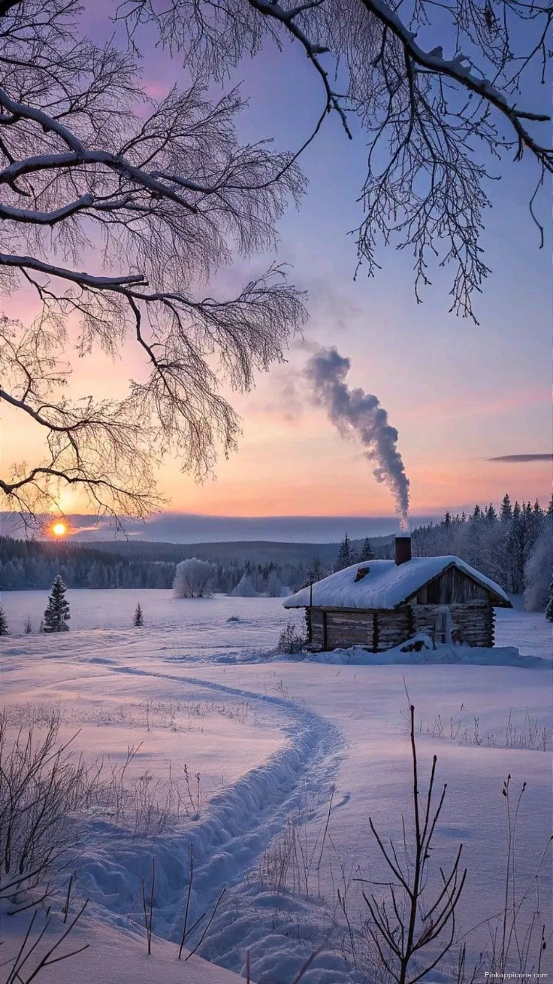 Snow Wallpaper A beautiful view of a cozy cabin in a snowy landscape at sunset perfect for your phone wallpaper.Snow Wallpaper A beautiful view of a cozy cabin in a snowy landscape Snow Wallpaper A beautiful view of a cozy cabin in a snowy landscape at sunset, perfect for your phone wallpaper.Snow Wallpaper A beautiful view of a cozy cabin in a snowy landscape