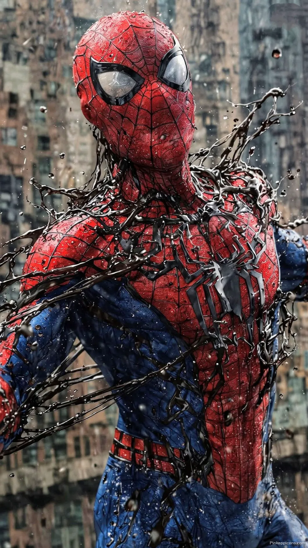 Spider Man Venom Symbiote Transformation Phone Wallpaper Dynamic Spiderman Suit Background Spider-Man Venom Symbiote Transformation Phone Wallpaper Dynamic Spiderman Suit Background.