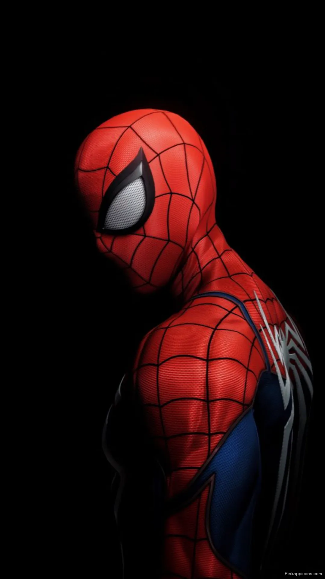 Striking Side Profile Spider Man Suit Phone Wallpaper Bold PS4 Spiderman Aesthetic Striking Side Profile Spider-Man Suit Phone Wallpaper Bold PS4 Spiderman Aesthetic.