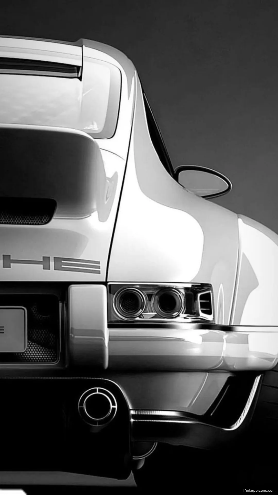 Stunning Custom Widebody Porsche in High Contrast BW An Epic Porche Wallpaper for Mobile Stunning Custom Widebody Porsche in High-Contrast B&W An Epic Porche Wallpaper for Mobile