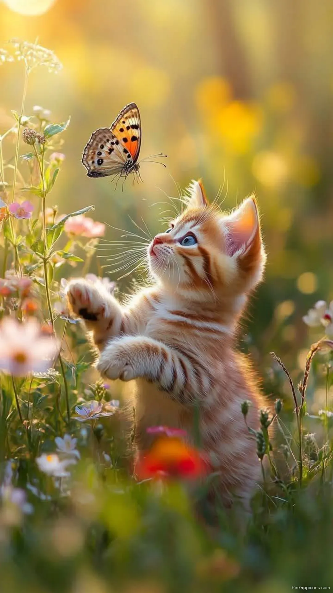 Sunny Meadow Kitten Wallpaper The perfect beautiful cute wallpaper phone Sunny Meadow Kitten Wallpaper The perfect beautiful cute wallpaper phone.