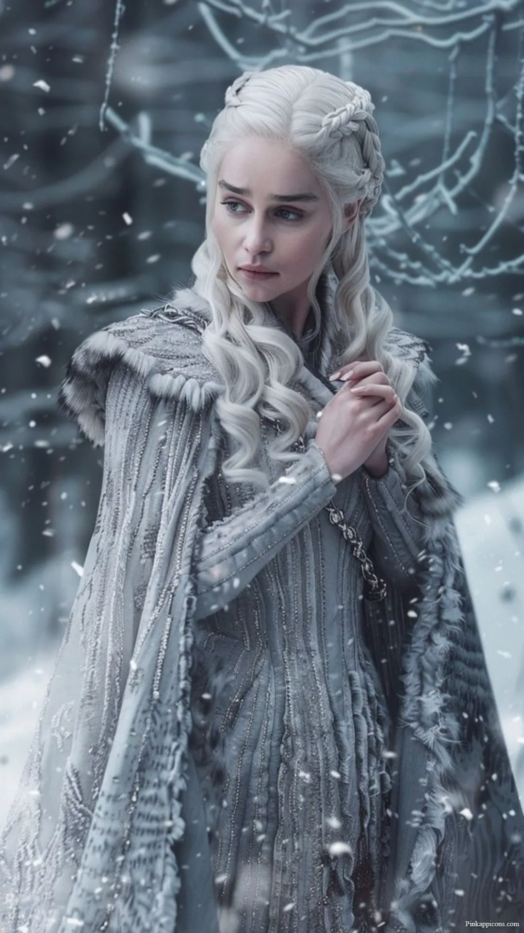 The Dragon Queen in the North Elegant Daenerys Game of Thrones Wallpaper The Dragon Queen in the North Elegant Daenerys Game of Thrones Wallpaper.