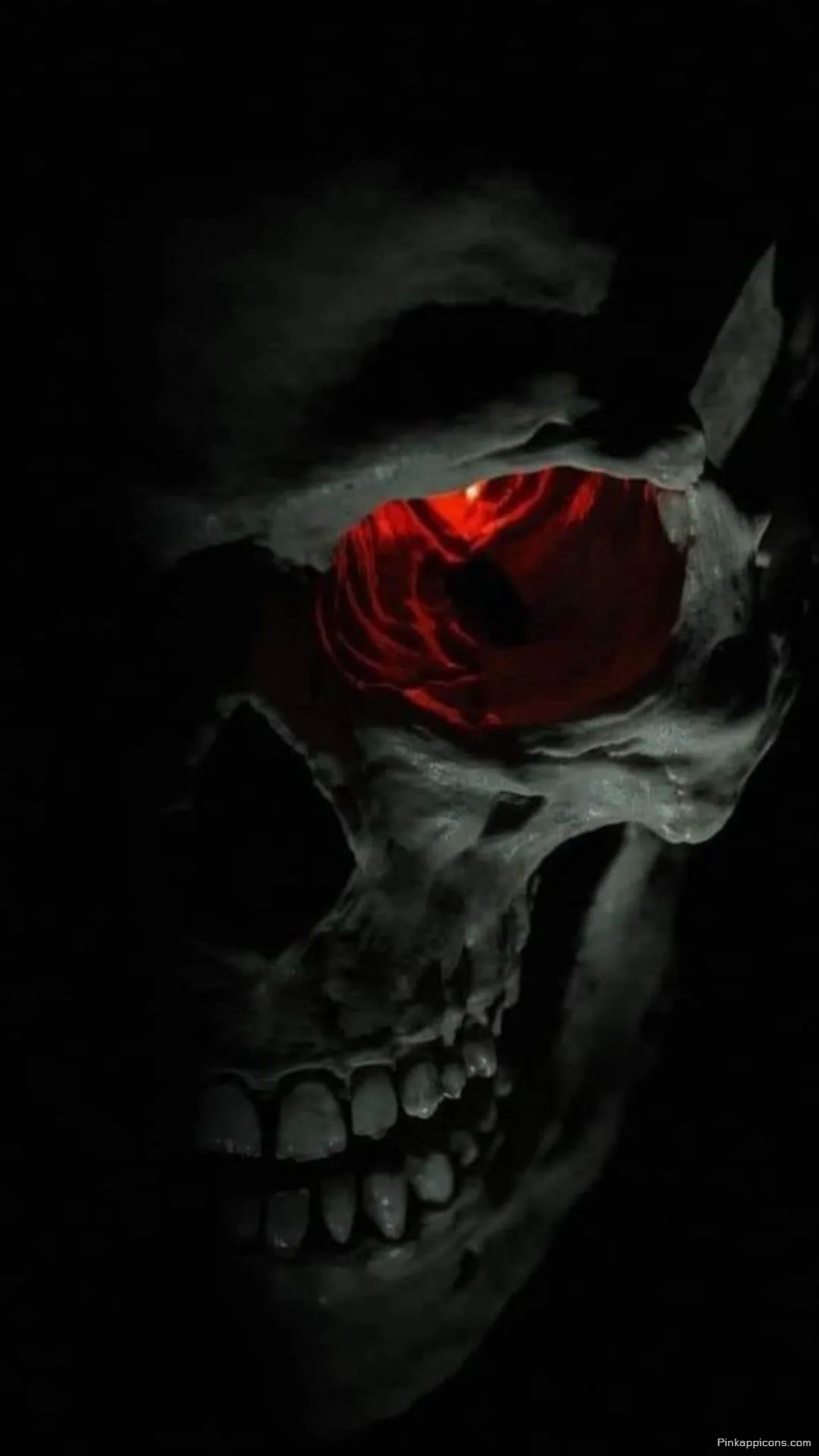 The Fiery Soul A Dark and Mysterious Skull Wallpaper for Your Phone The Fiery Soul A Dark and Mysterious Skull Wallpaper for Your Phone