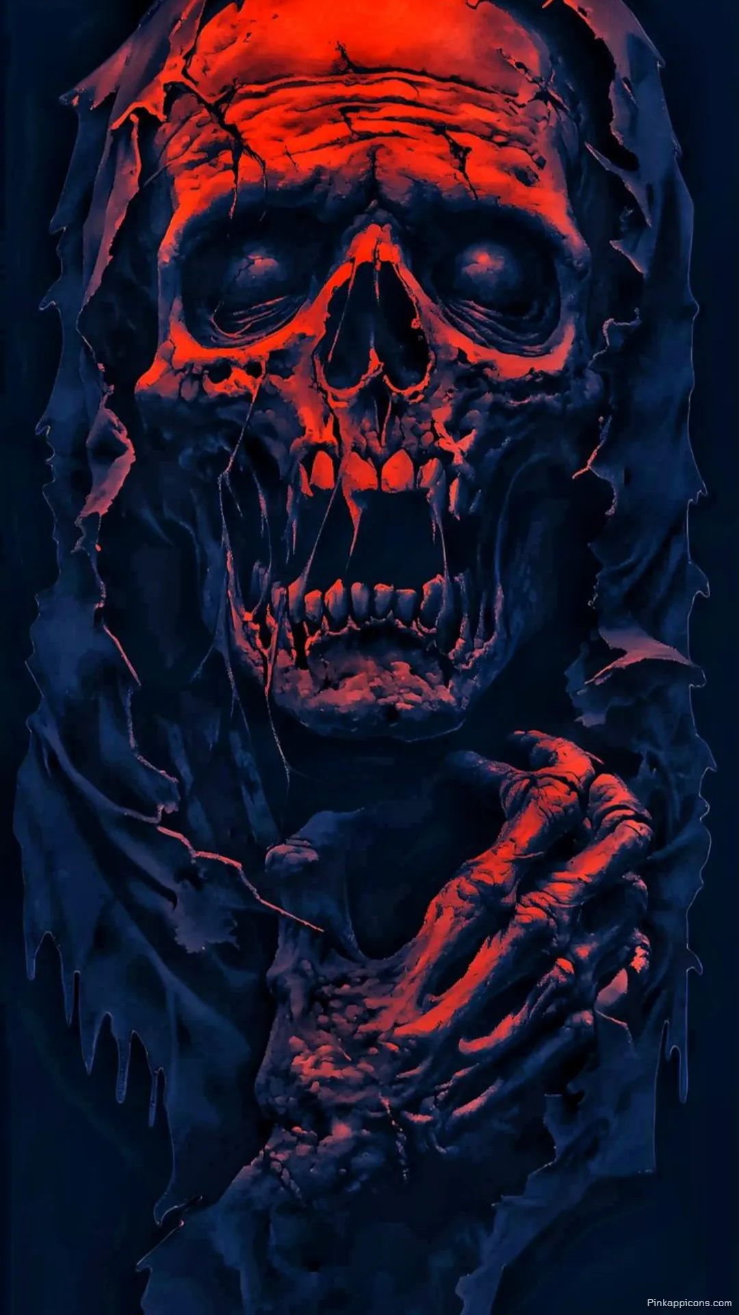 The Grasp of the Undead A Skull Wallpaper of a Skeleton Reaching Out The Grasp of the Undead A Skull Wallpaper of a Skeleton Reaching Out