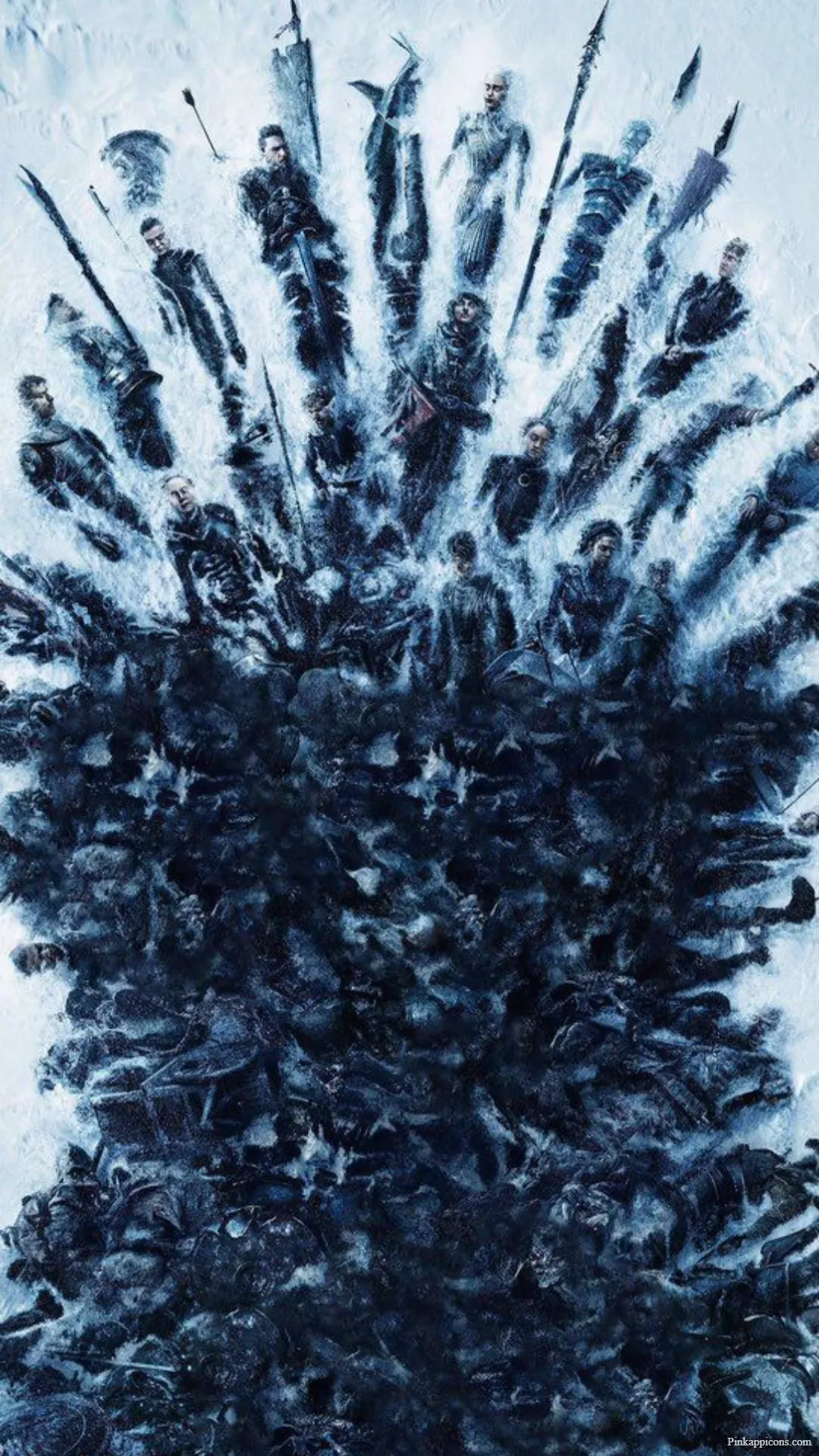 The Icy Throne of Bodies Haunting Game of Thrones Wallpaper The Icy Throne of Bodies Haunting Game of Thrones Wallpaper.