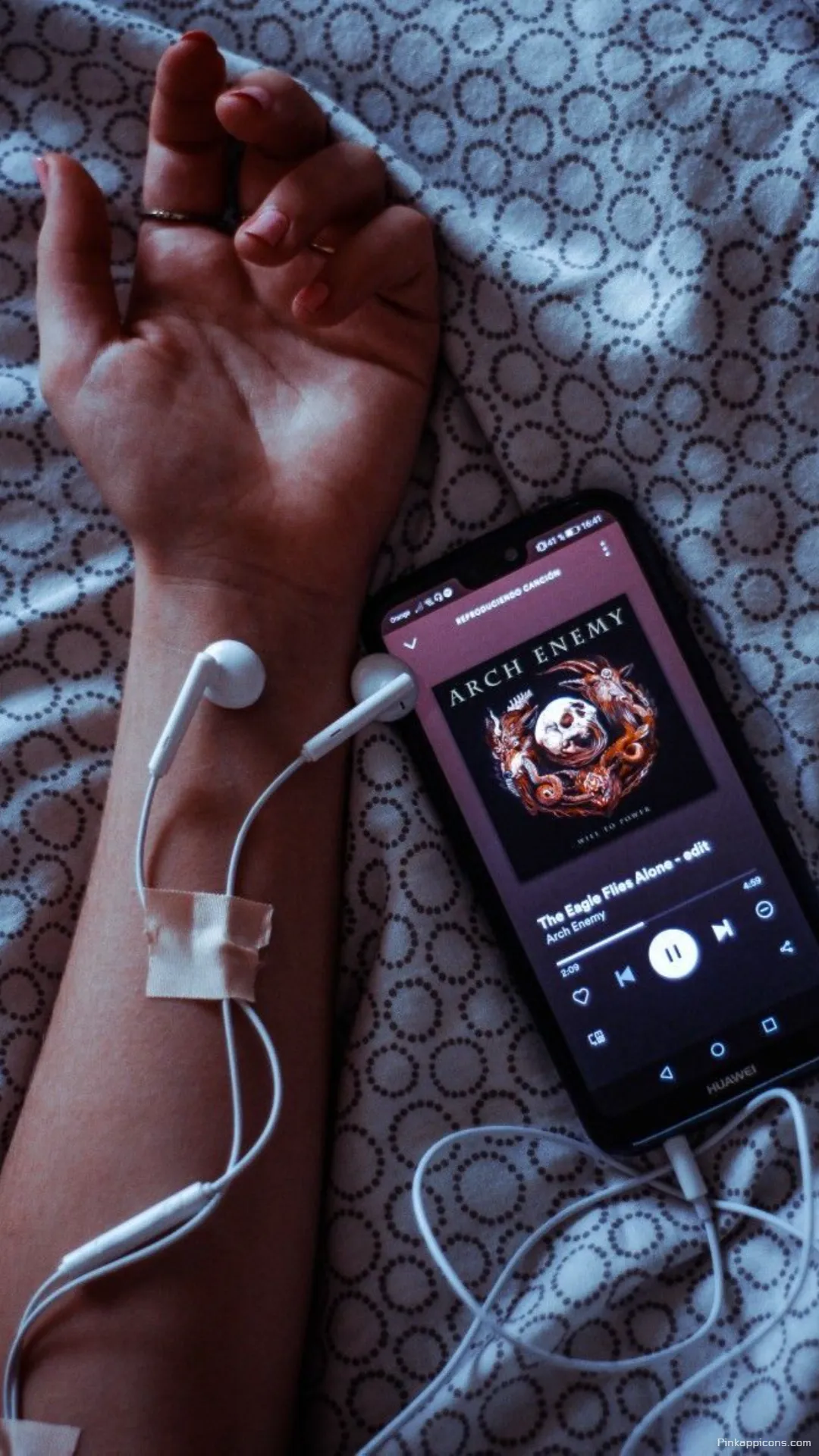 The Sound of Sorrow A Sad Wallpaper for Your Phone with Earbuds and a Broken Heart The Sound of Sorrow A Sad Wallpaper for Your Phone with Earbuds and a Broken Heart