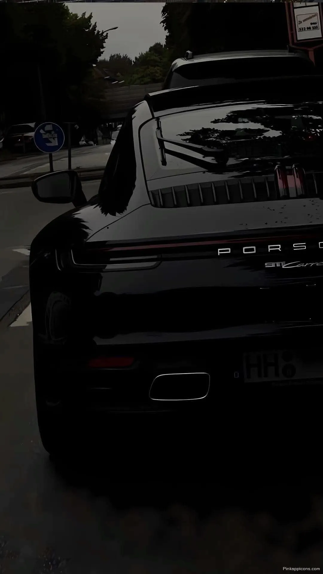 The Ultimate Dark Themed Black Porsche Carrera S An Epic Porche Wallpaper for Your Device The Ultimate Dark-Themed Black Porsche Carrera S An Epic Porche Wallpaper for Your Device