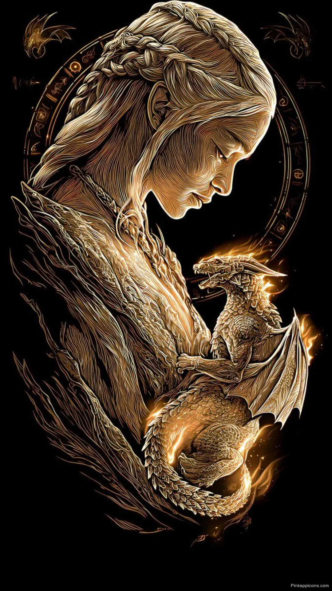 The Unburnt Queen in Gold Free Game of Thrones HD Wallpaper The Unburnt Queen in Gold Free Game of Thrones HD Wallpaper.