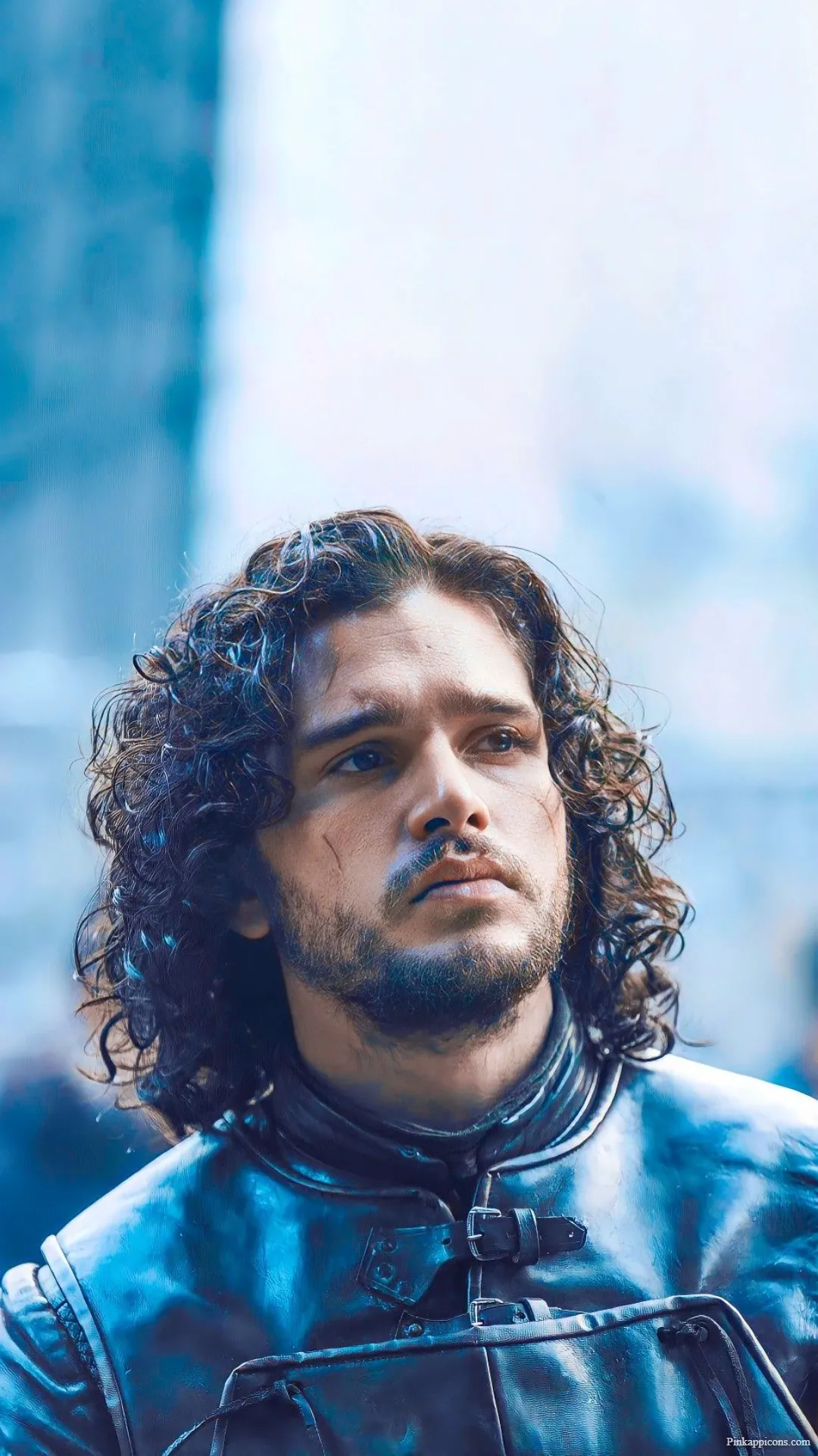 The White Wolf in Blue Light Stunning Jon Snow Game of Thrones Wallpaper The White Wolf in Blue Light Stunning Jon Snow Game of Thrones Wallpaper.
