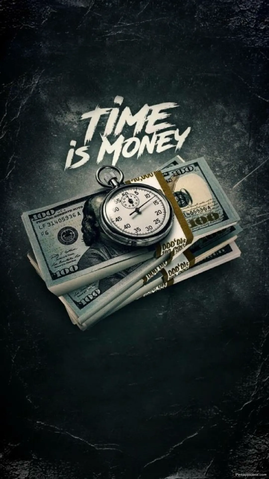 Time Is Money Wallpaper for Phone Motivational Design Time Is Money Wallpaper for Phone Motivational Design