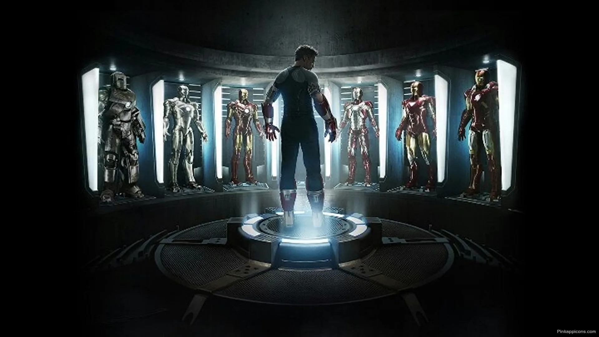 Tony Stark Hall of Armor 8K Wallpaper for PC Iconic Iron Man Suit Collection Desktop Background Tony Stark Hall of Armor 8K Wallpaper for PC Iconic Iron Man Suit Collection Desktop Background