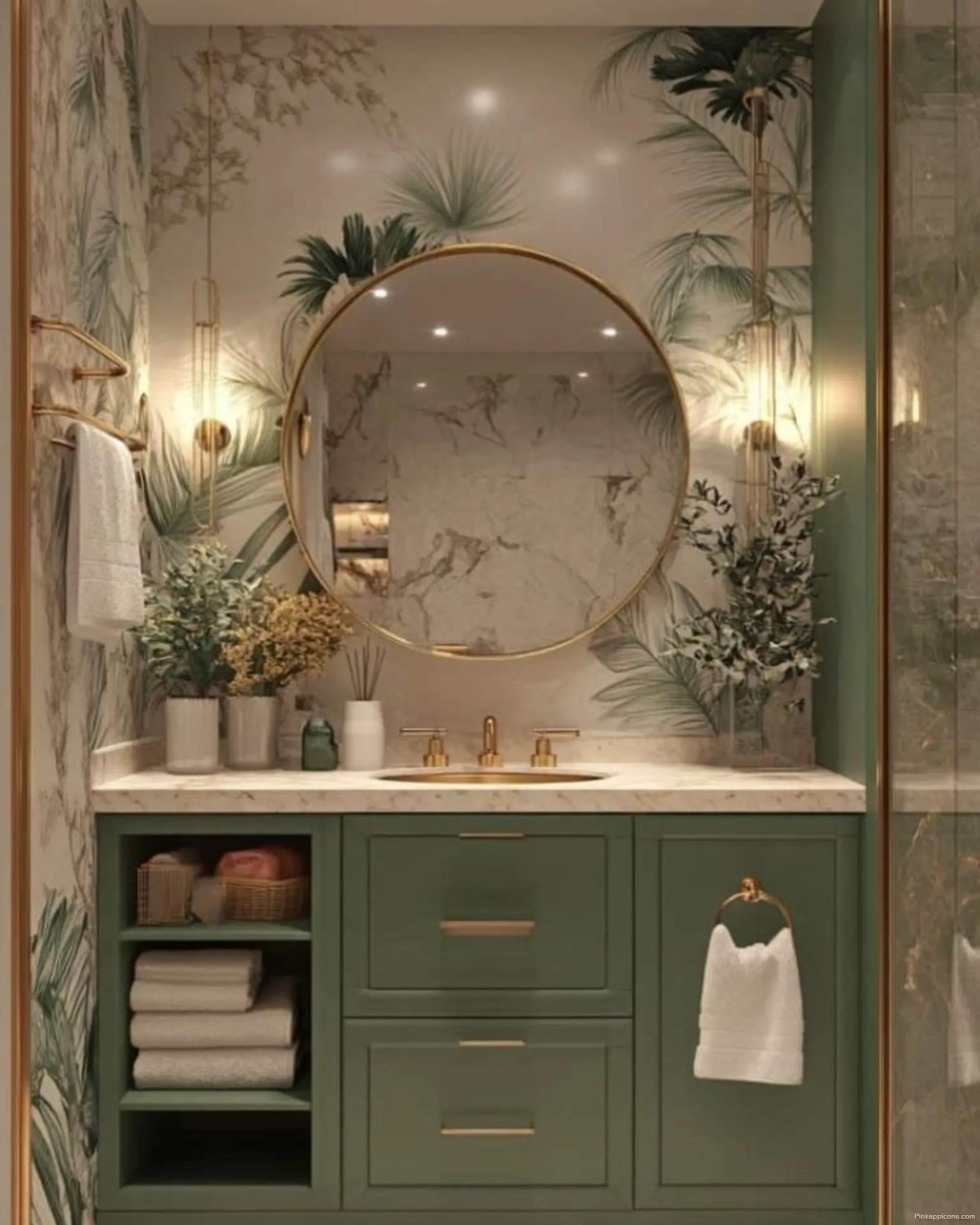 Tropical Bathroom Wallpaper Ideas A Guide to Lush Green Designs Tropical Bathroom Wallpaper Ideas A Guide to Lush & Green Designs