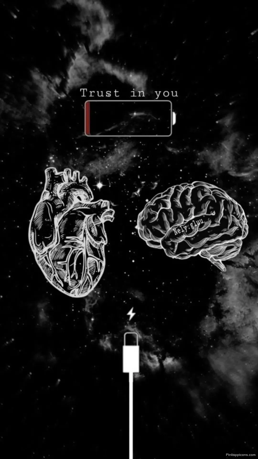 Trust in You A Sad Wallpaper That Explores the Conflict Between Heart and Brain Trust in You A Sad Wallpaper That Explores the Conflict Between Heart and Brain