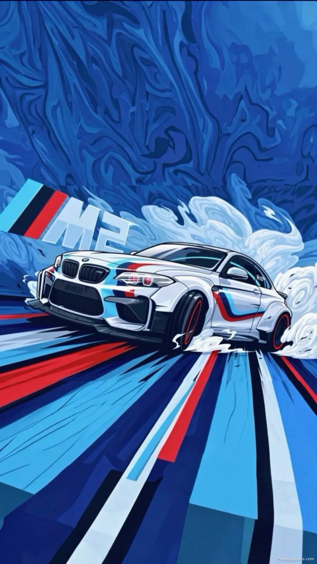 Unique BMW Wallpaper with a Modern Abstract Art Style Unique BMW Wallpaper with a Modern, Abstract Art Style