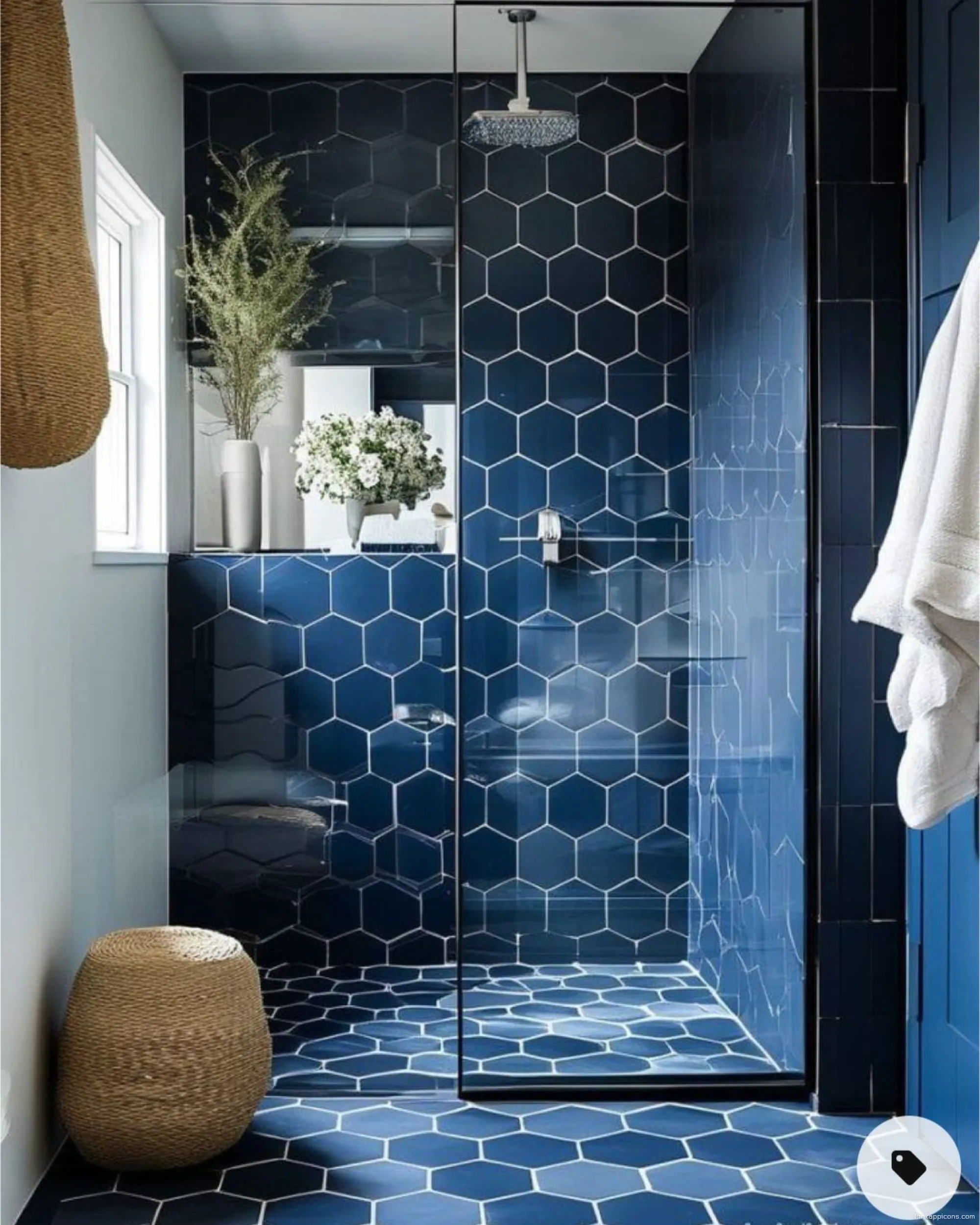Unique Bathroom Wallpaper Ideas Extending Tile into the Shower Space Unique Bathroom Wallpaper Ideas Extending Tile into the Shower Space